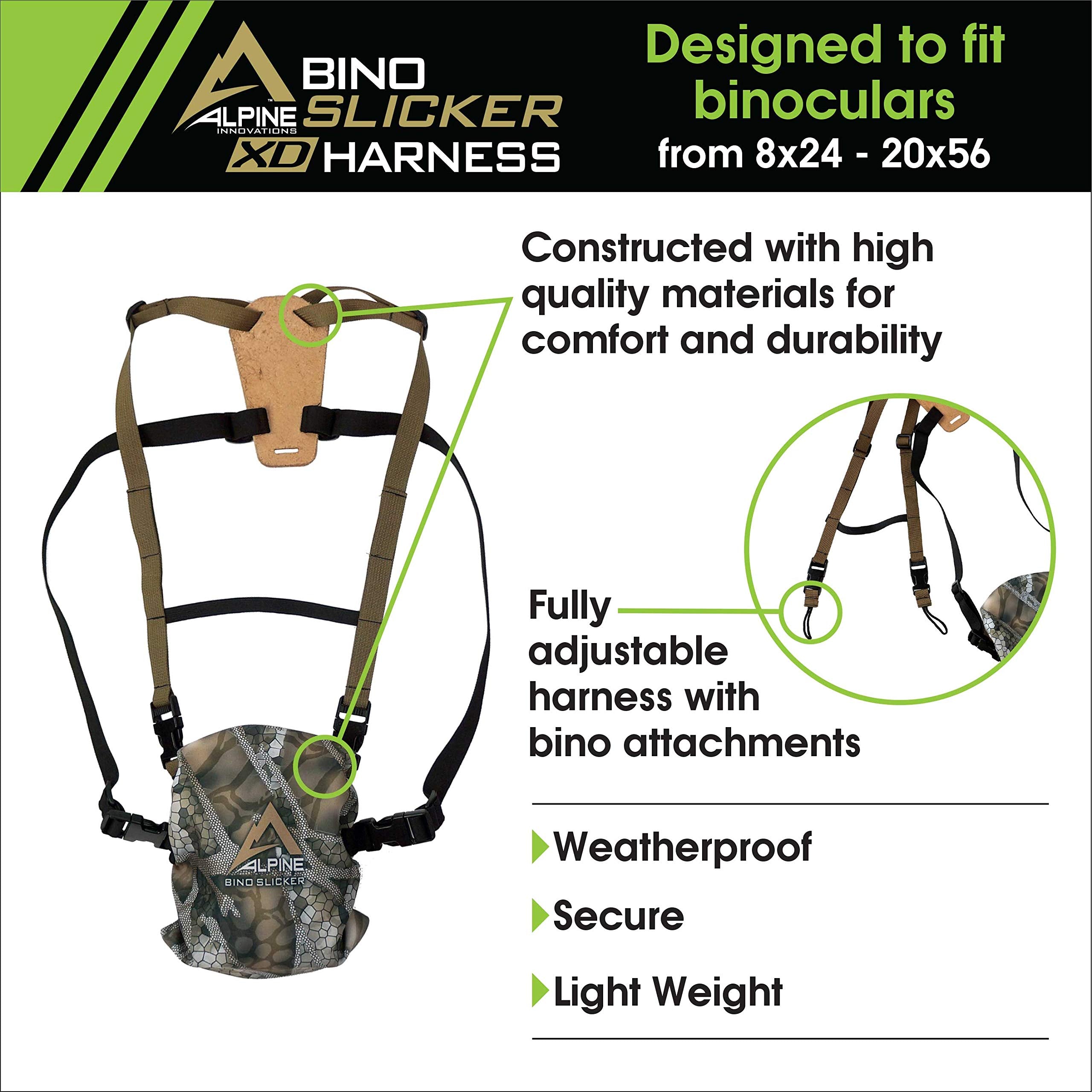 Bino Slicker Xd Harness - Ultralight, Weatherproof Without The Bulk