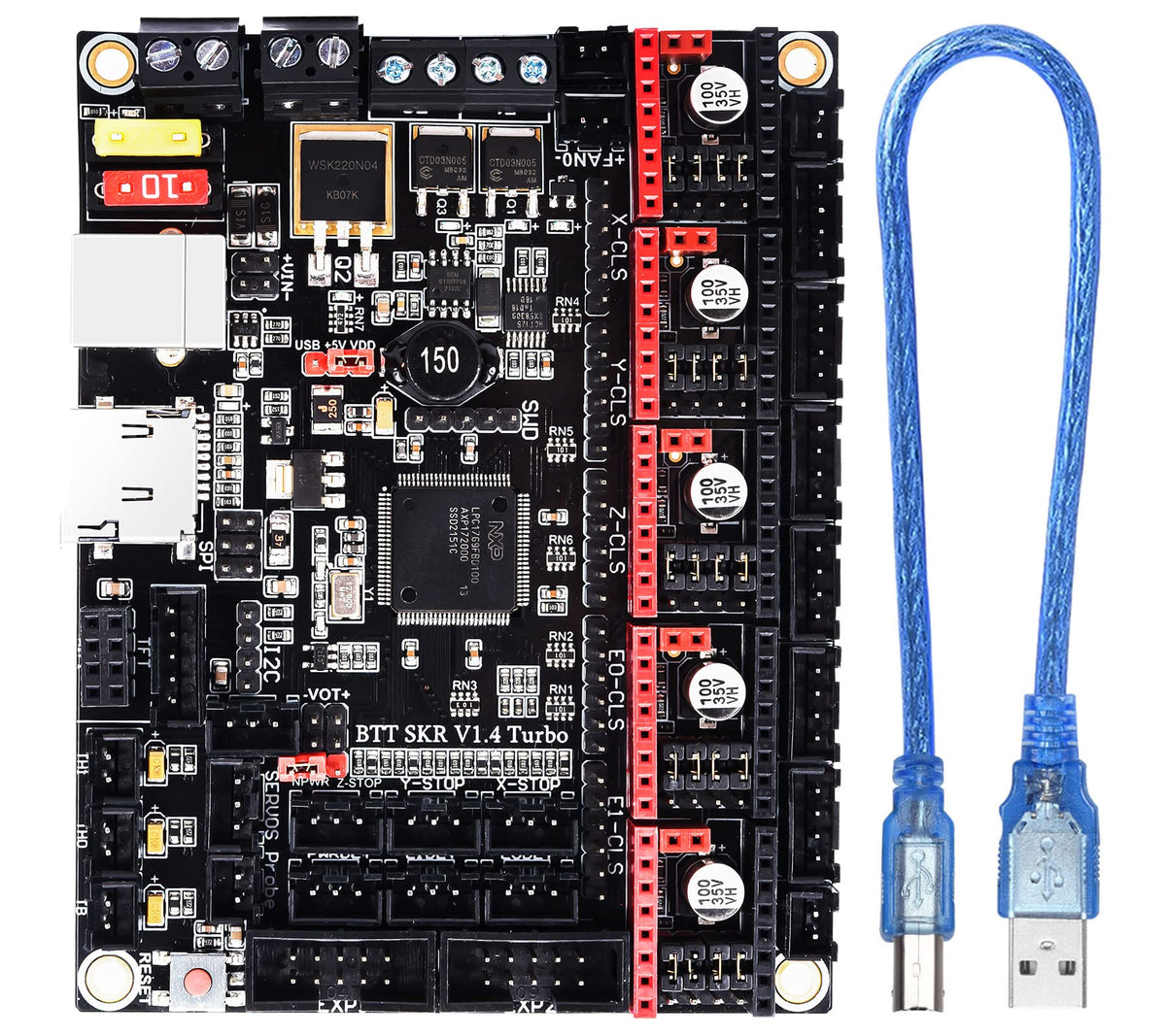 Bigtreetech Skr V1.4 Turbo 32Bit Control Board Diy For Most Fdm 3D Priners Mainbaord Compatible Tft Series Touch Screen/ 12864Lc