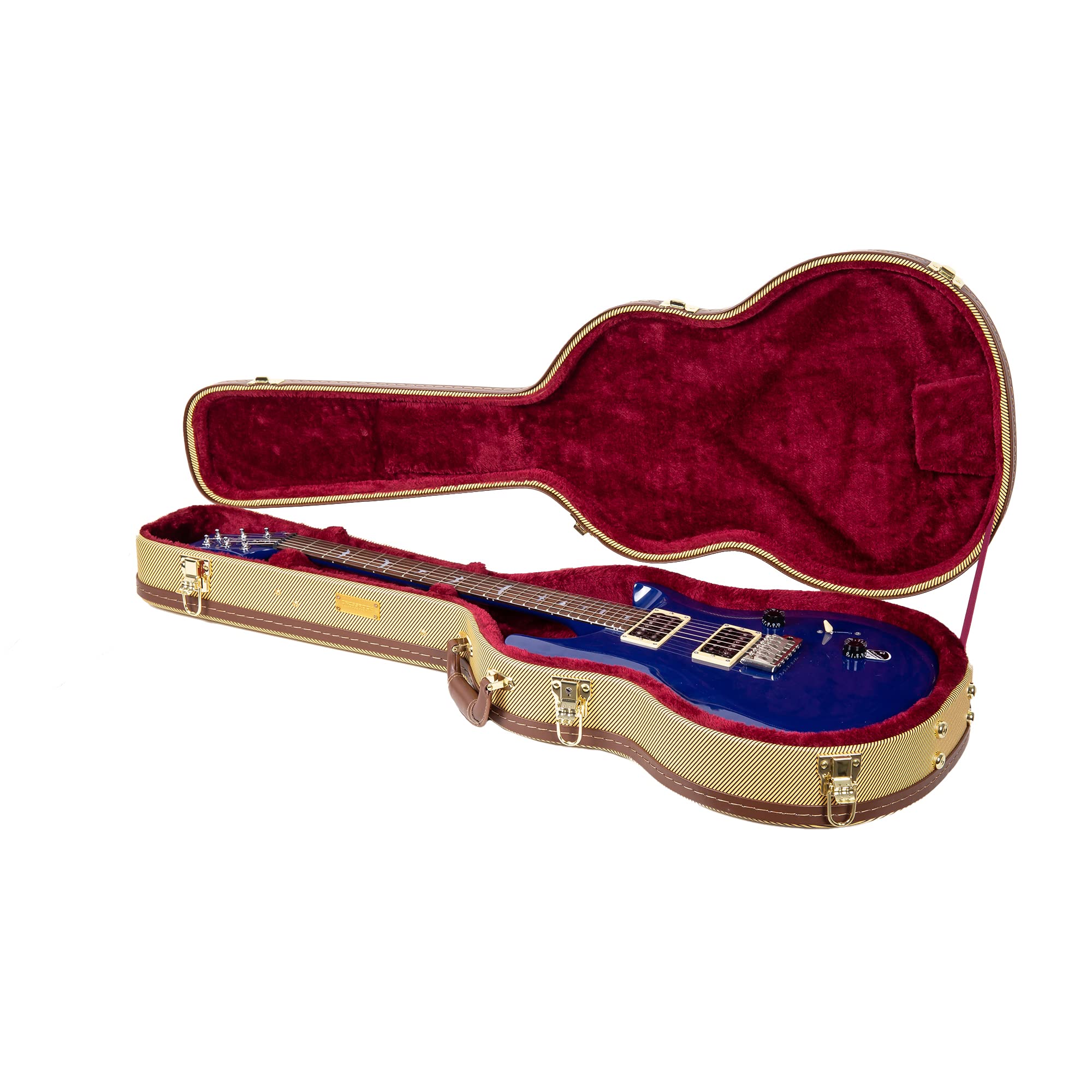 Crossrock Electric Guitar Case For Prs Se Series Hollowbody Guitars, Right Hand, Black (Crw620Ja14Bk)
