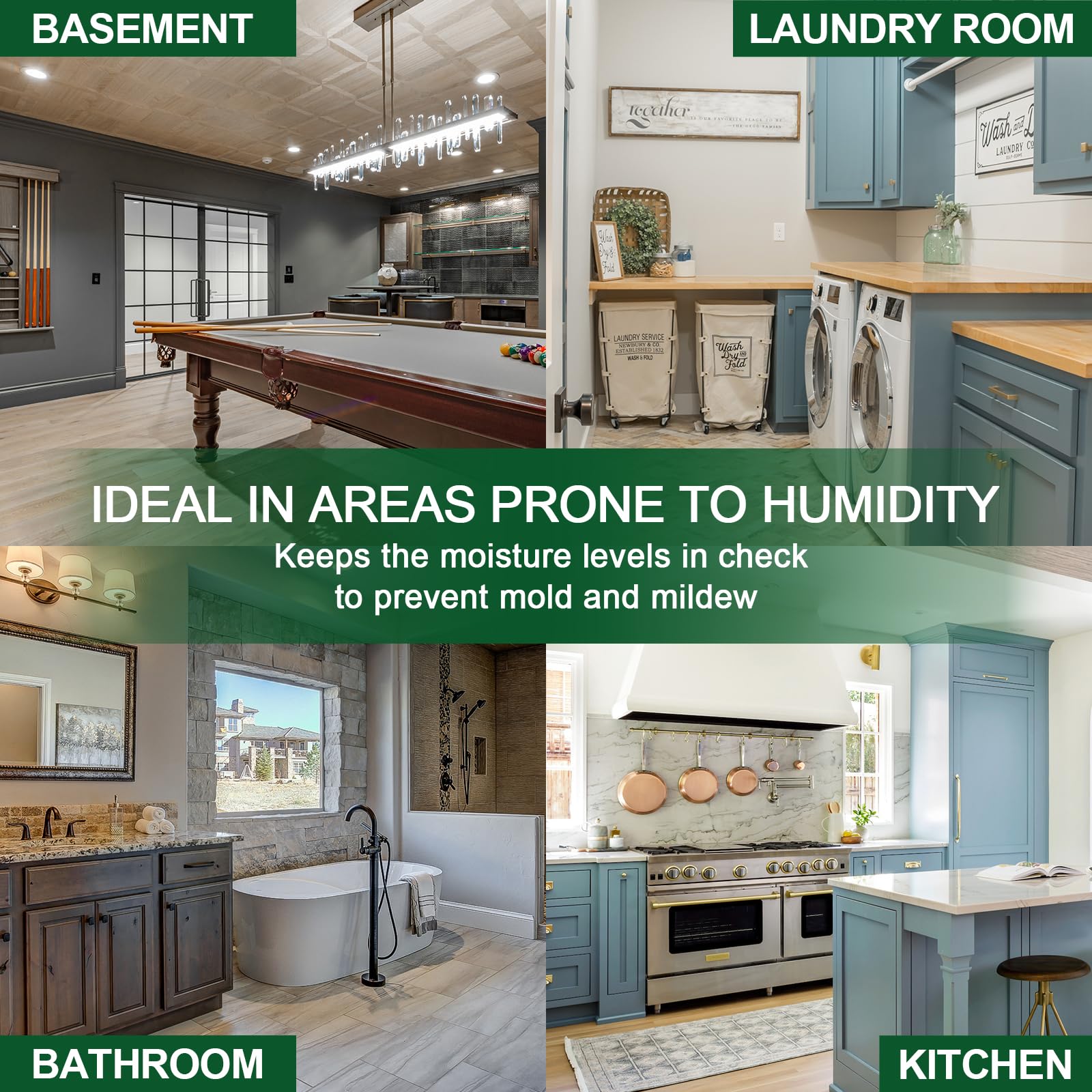 Akicon Humidity Sensor And Light Switch For Bathroom Exhaust Fan, Ventilation Fan, Led Light, Night Light, Air Moisture Control,