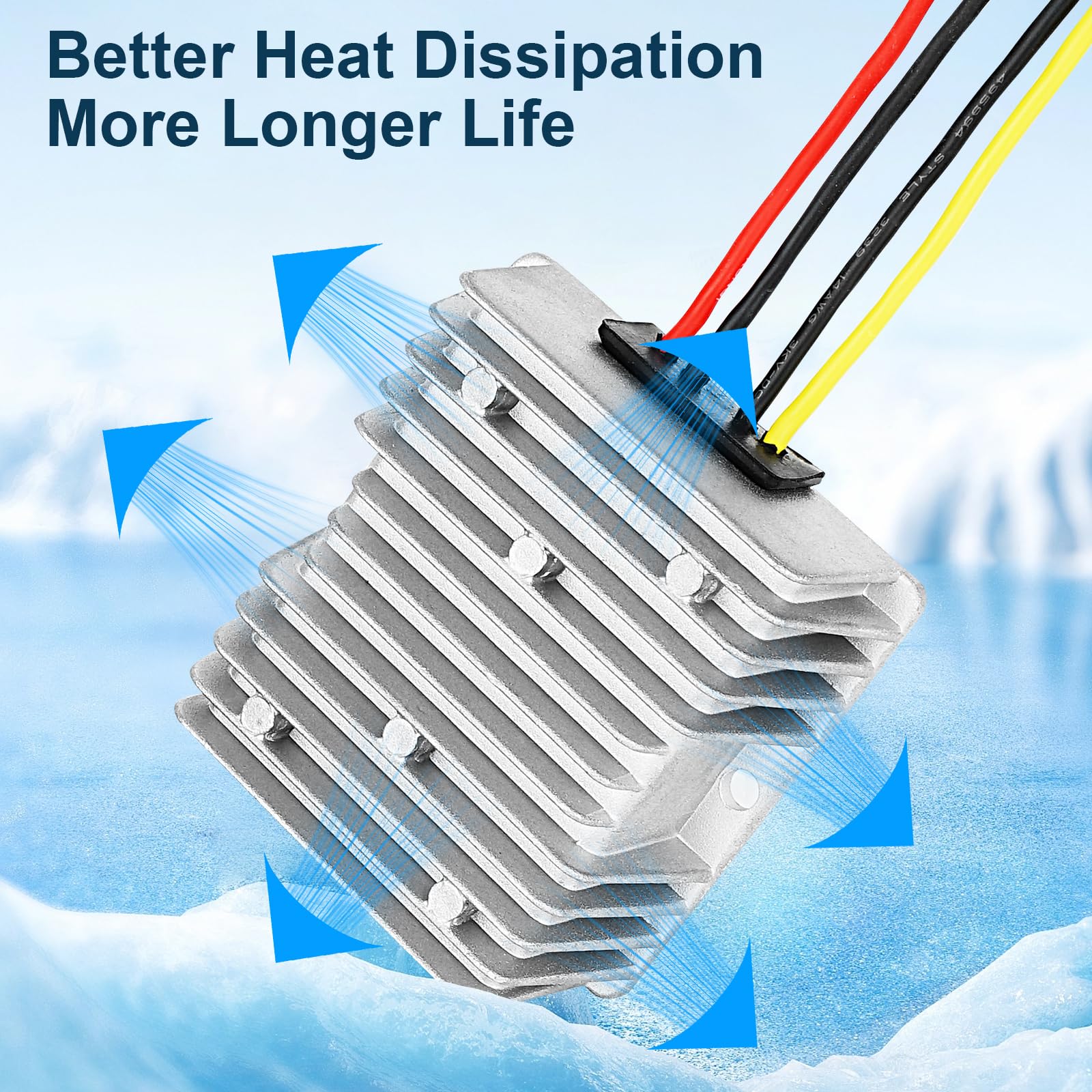 20A 240W Dc 24V 36V 48V Step Down To 12V Converter Buck Regulator Reducer Golf Cart Voltage Converter Waterproof Transformer Wit