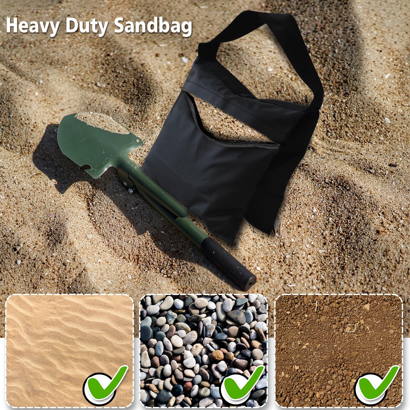 Eurmax Usa Photography Sand Weight Bags Heavy Duty Saddlebags For Photography Video Equipments, Backdrop Stand, Light Stand,Phot