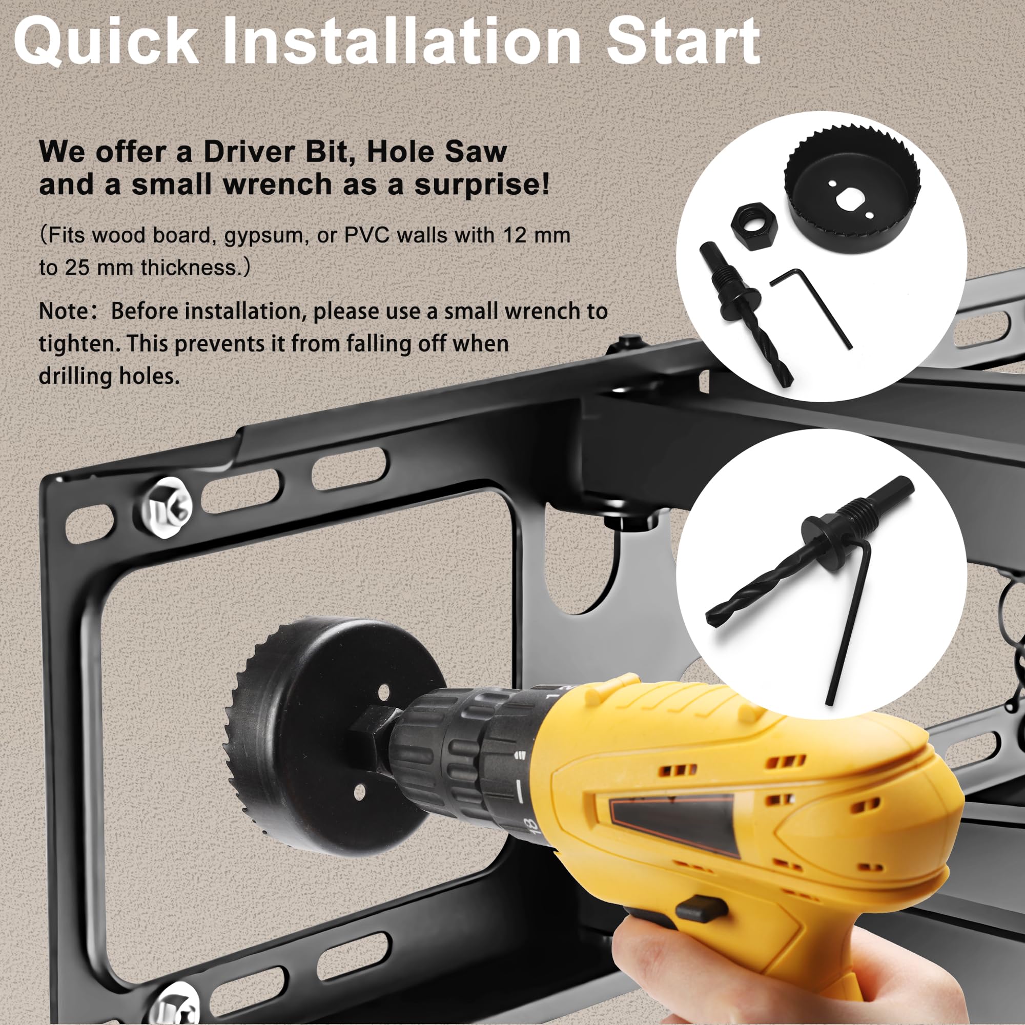 Yclyc Cord Hider For Wall Mount Tv, In Wall Cable Management Kit For Large Capacity, Wall Cable Hider Behind The Wall, Cable Rac