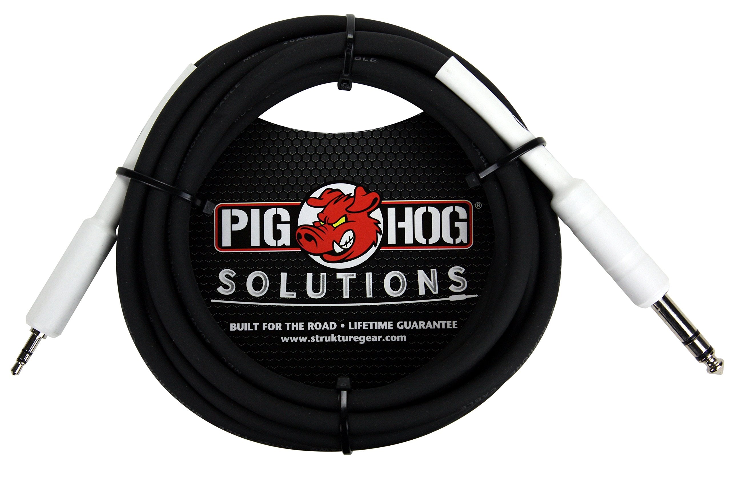 1/4 In Trs To 1/8 In Mini Quality Audio Cable, 6 Foot