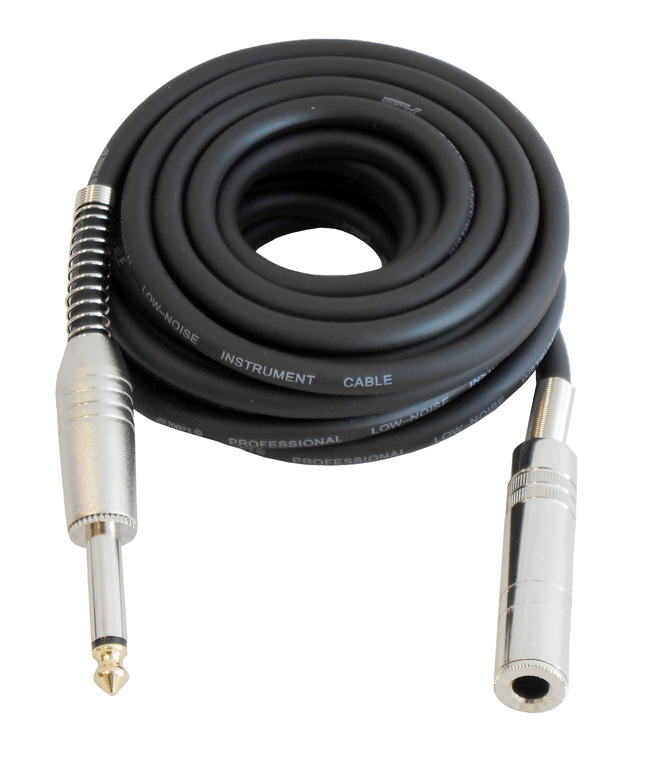 Audio 2000S Adc204U Audio2000'S 1/4'' Straight To Straight Instrument Extension Cable For Electric Guitar, Bass Guitar, Electric