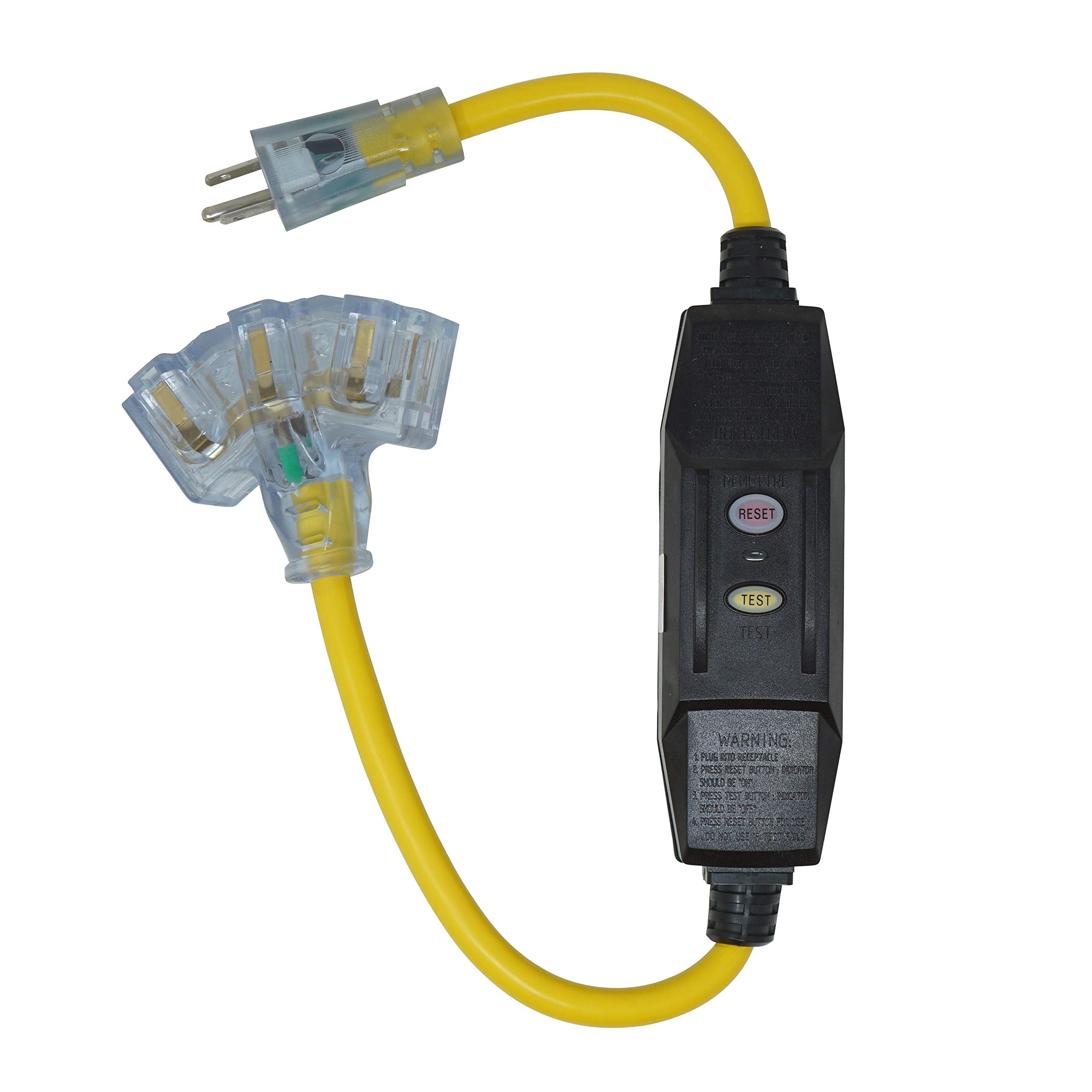 Powerblock Gfci 12/3 2' (Pack Of 1)