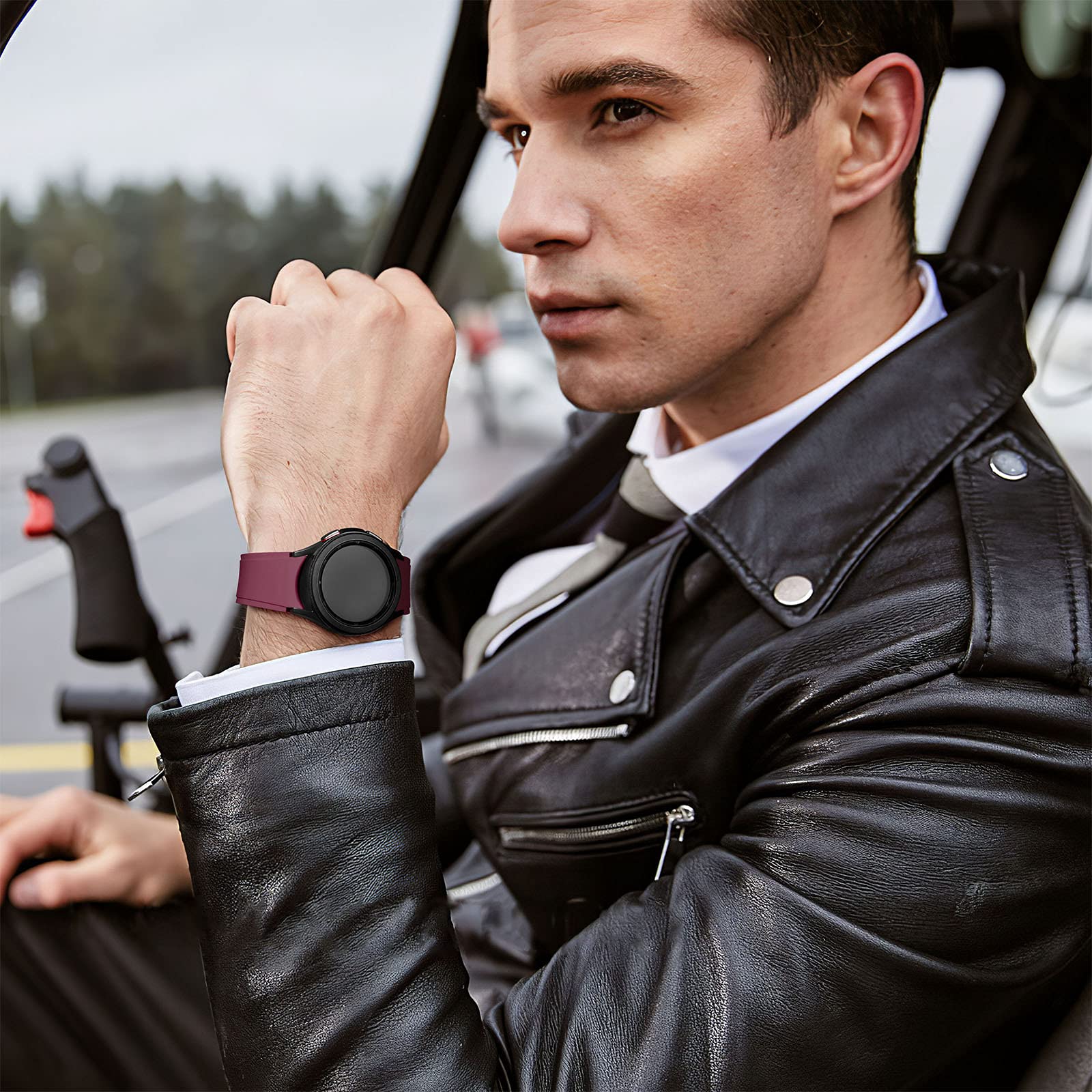 Lerobo No Gap Band Compatible With Samsung Galaxy Watch 7 6 5 Band 40Mm 44Mm/Galaxy Watch 5 Pro Band 45Mm/For Galaxy Watch 4 Cla