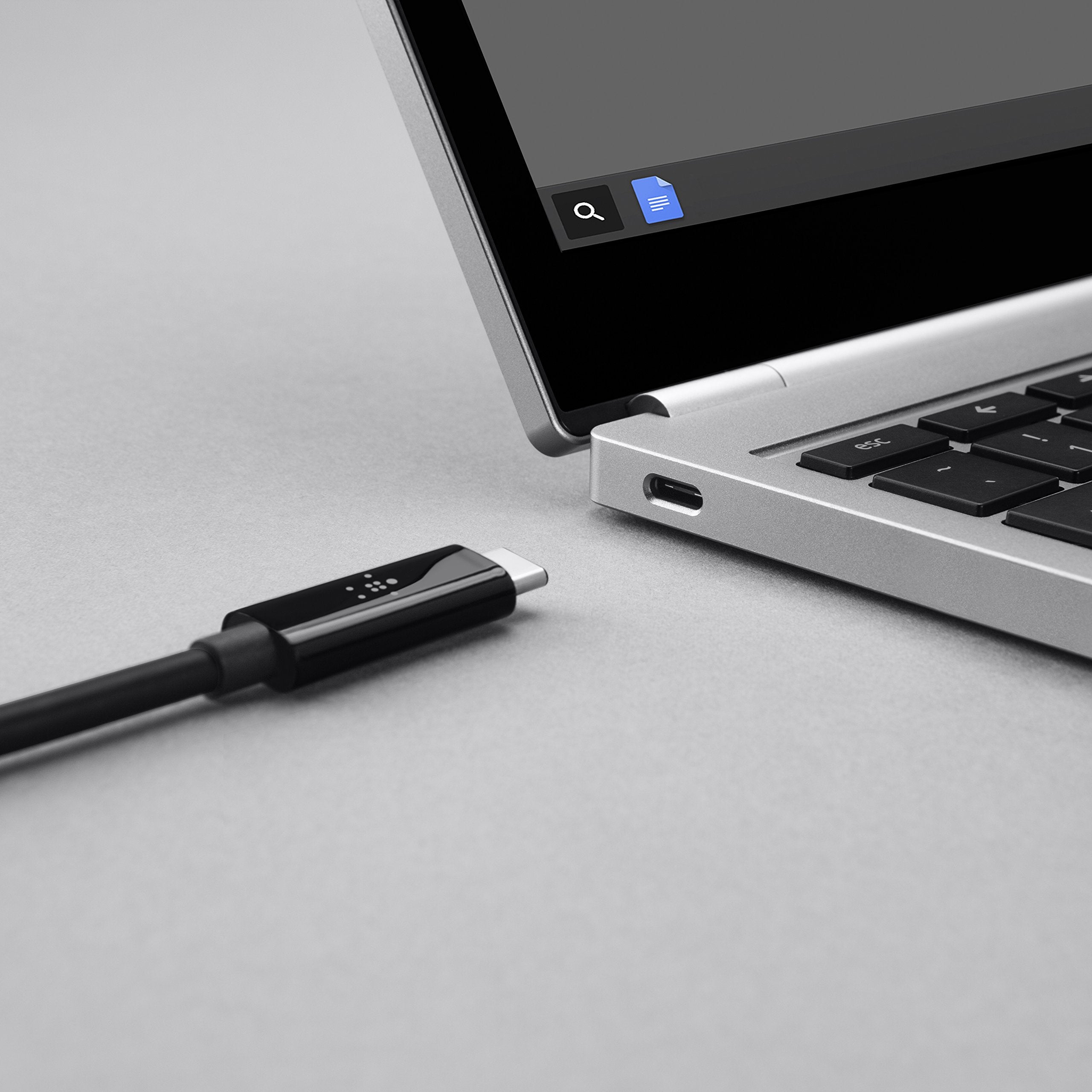 Belkin Thunderbolt 3 Usb Type C Cable   Featuring Usb C To Usb C End Connections On 3 Foot/1 Meter Long Thunderbolt 3 Cable   20
