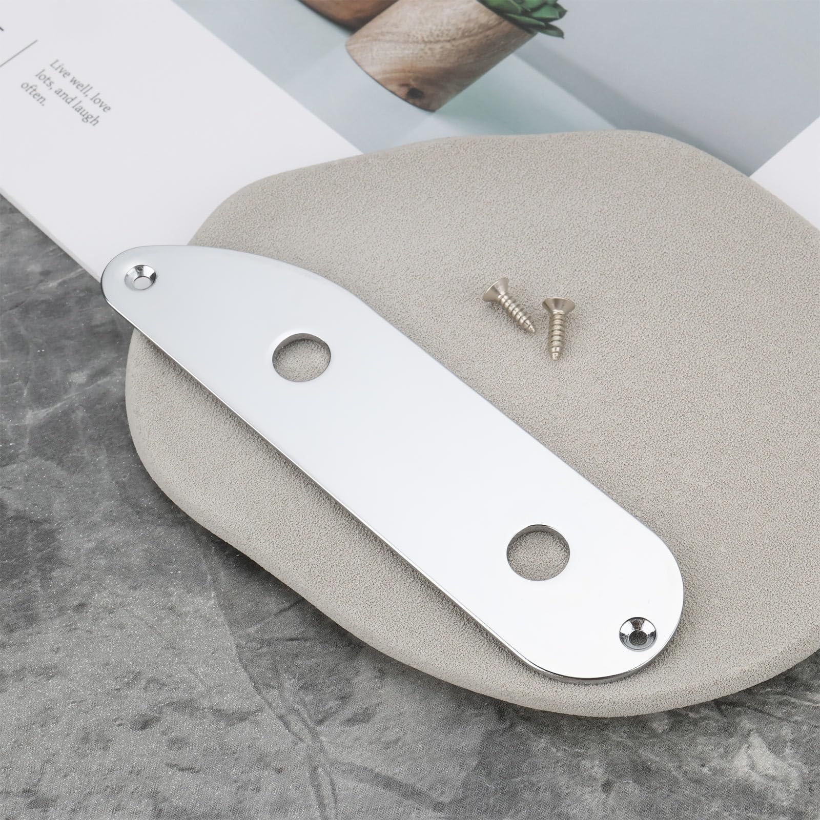 Create Idea Bass Control Plate 2 Holes Compatible With Cts Potentiometers Compatible With Tele Bass
