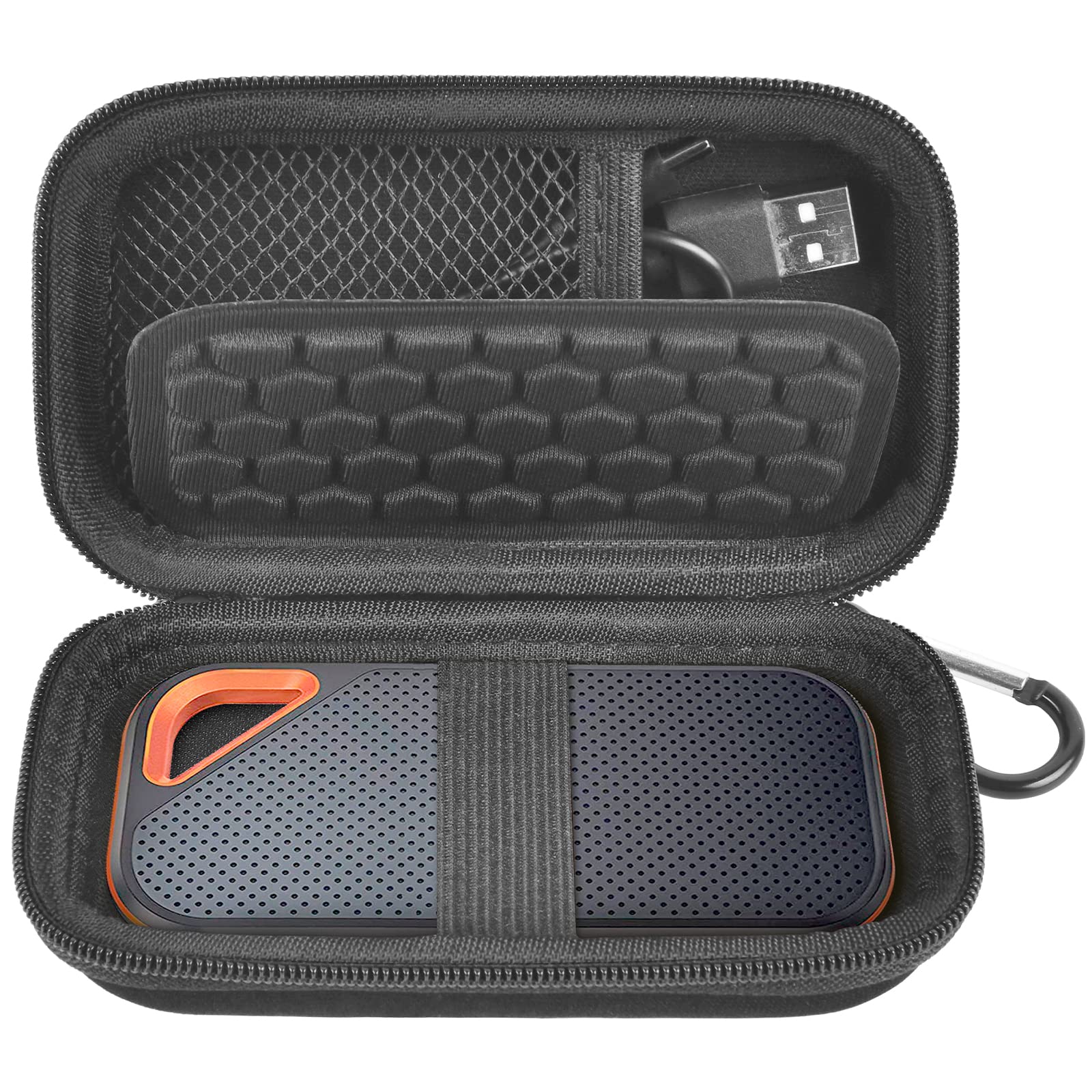 Hard Case Compatible with SanDisk Extreme PRO/for SanDisk 500GB 1TB 2TB 4TB Portable External SSD. Carrying Travel Holder for Cr