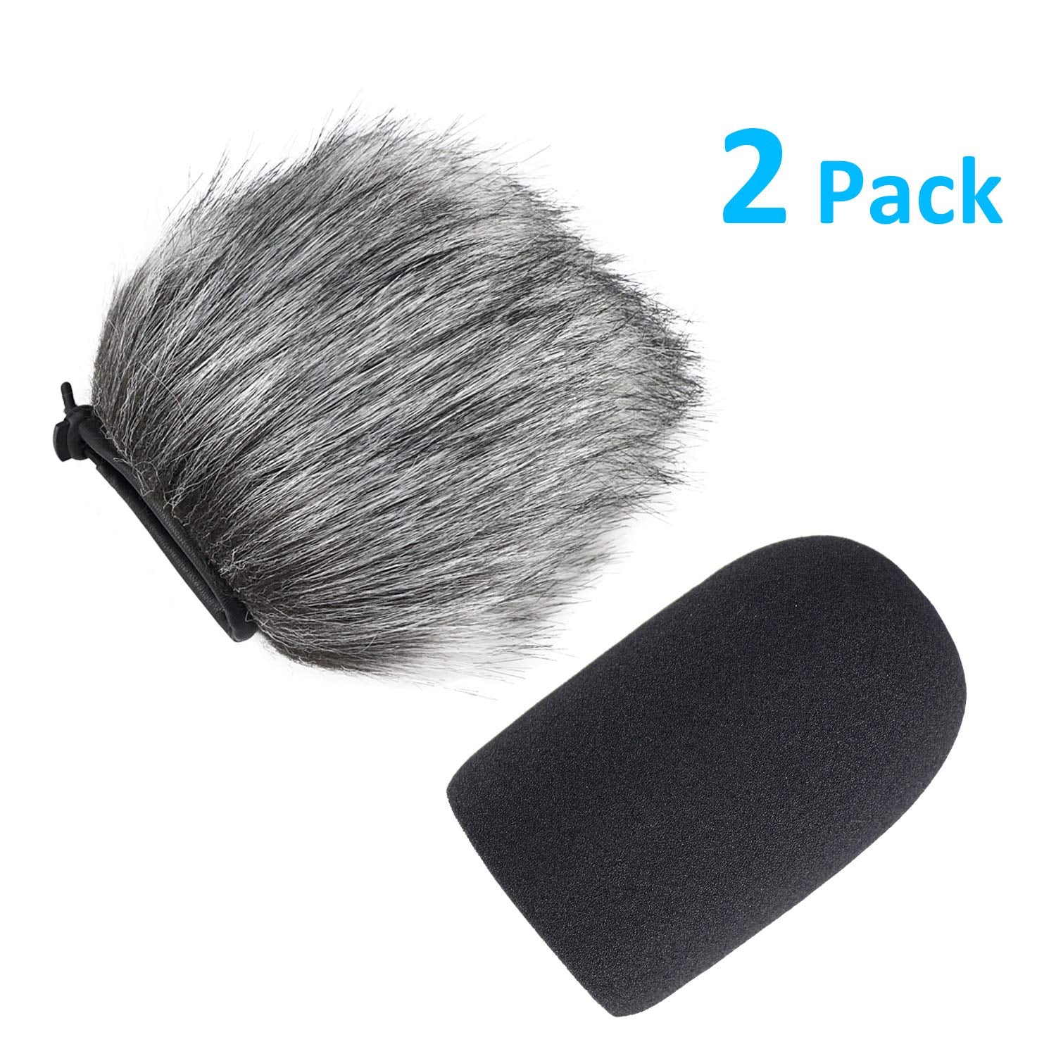Sunmon Windscreen And Foam Cover, Indoor Outdoor Microphone Wind Muff For Audio Technica At2020, At2020Usb, At2020Usb+ Mic At203
