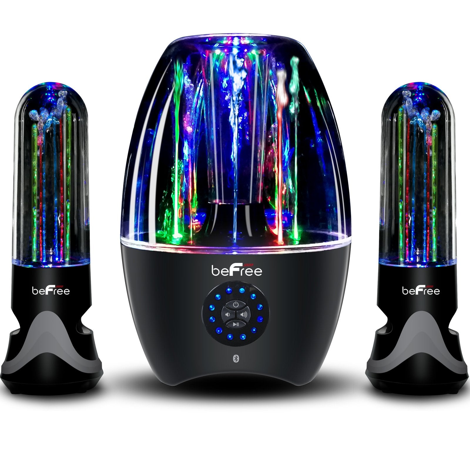 Befree Sound Bfs 33X 2.1 Channel Wireless Multimedia Led Dancing Water Bluetooth System