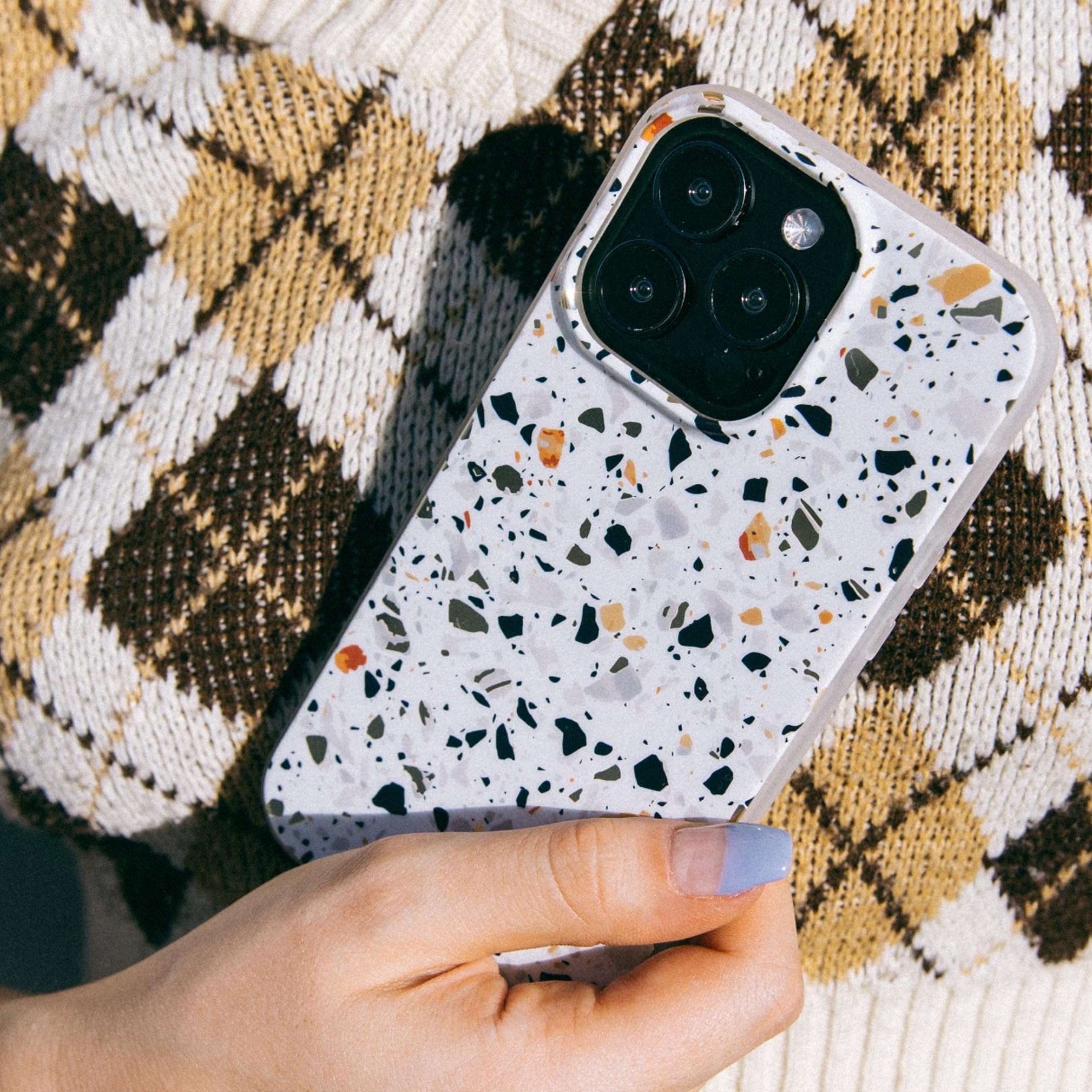 Sonix Case For Iphone 15 Pro | Compatible With Magsafe | 10Ft Drop Tested | Marble Terrazzo Confetti