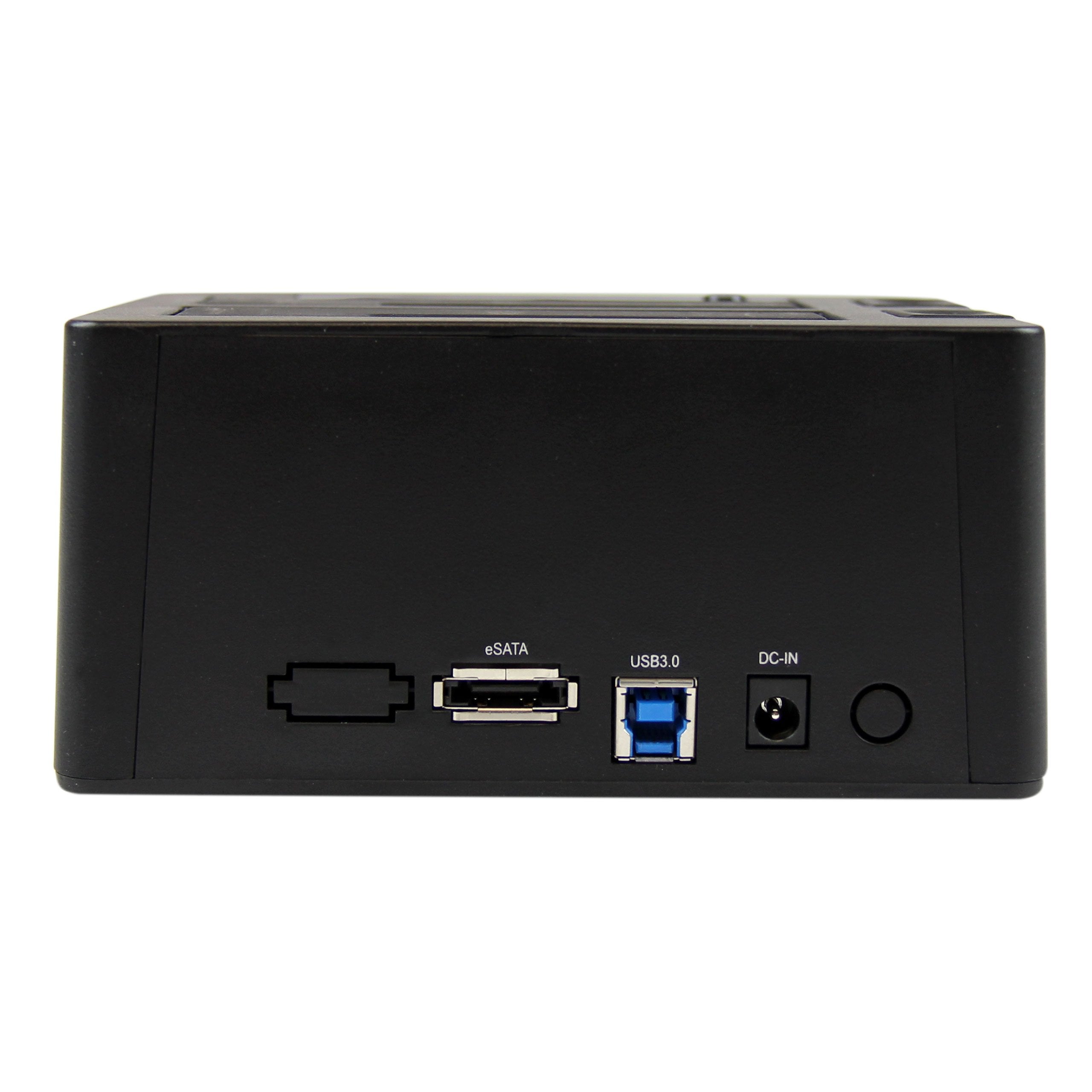Startech.Com Dual-Bay Usb 3.0 / Esata To Sata Hard Drive Docking Station, External 2.5/3.5 Sata I/Ii/Iii, Ssd/Hdd Docking Statio