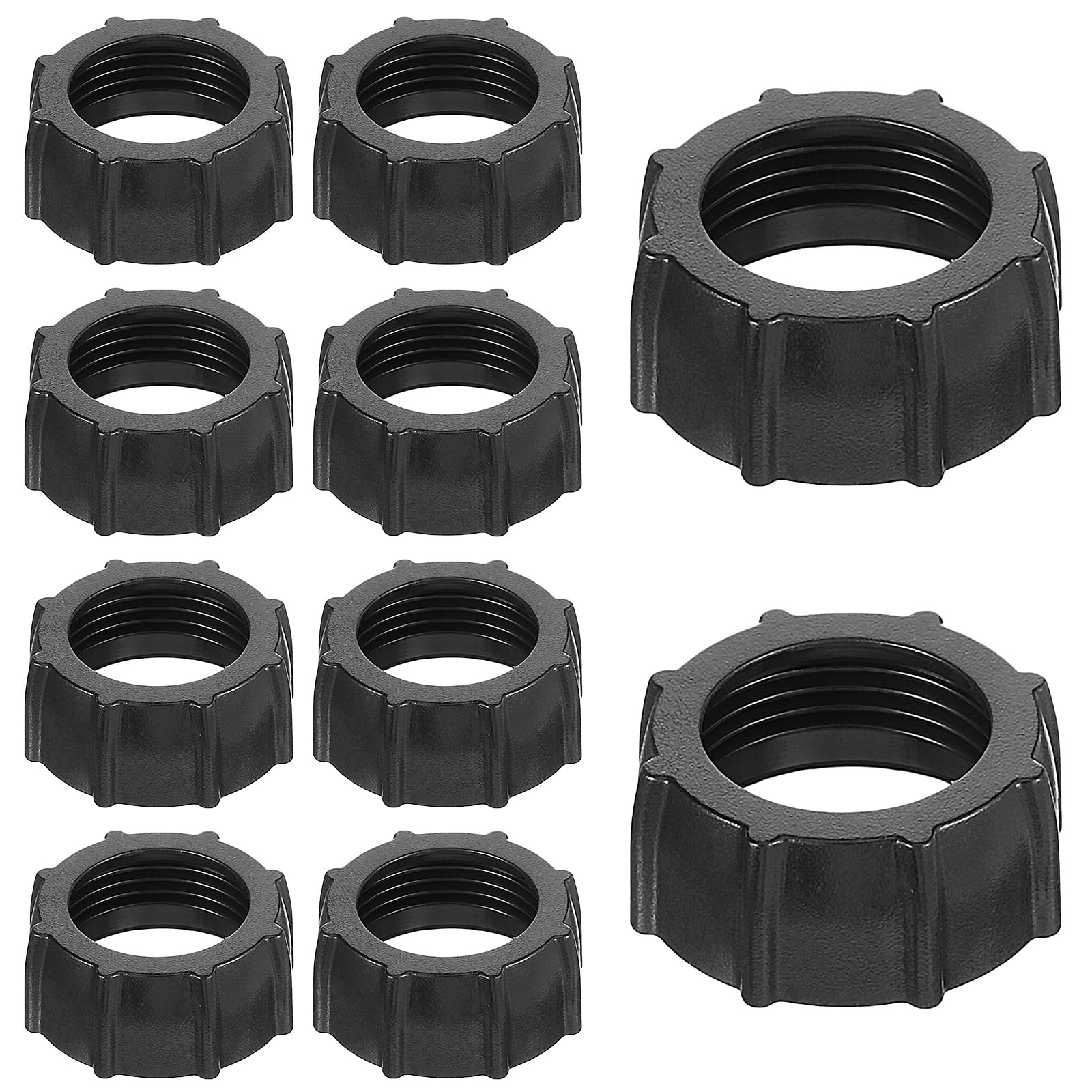 Hjzhii 10Pcs Tightening Nut For Replacement Car Mount, Screw On Car Phone Mount Replacement Parts Ball Joint Fixed Adapter Head 