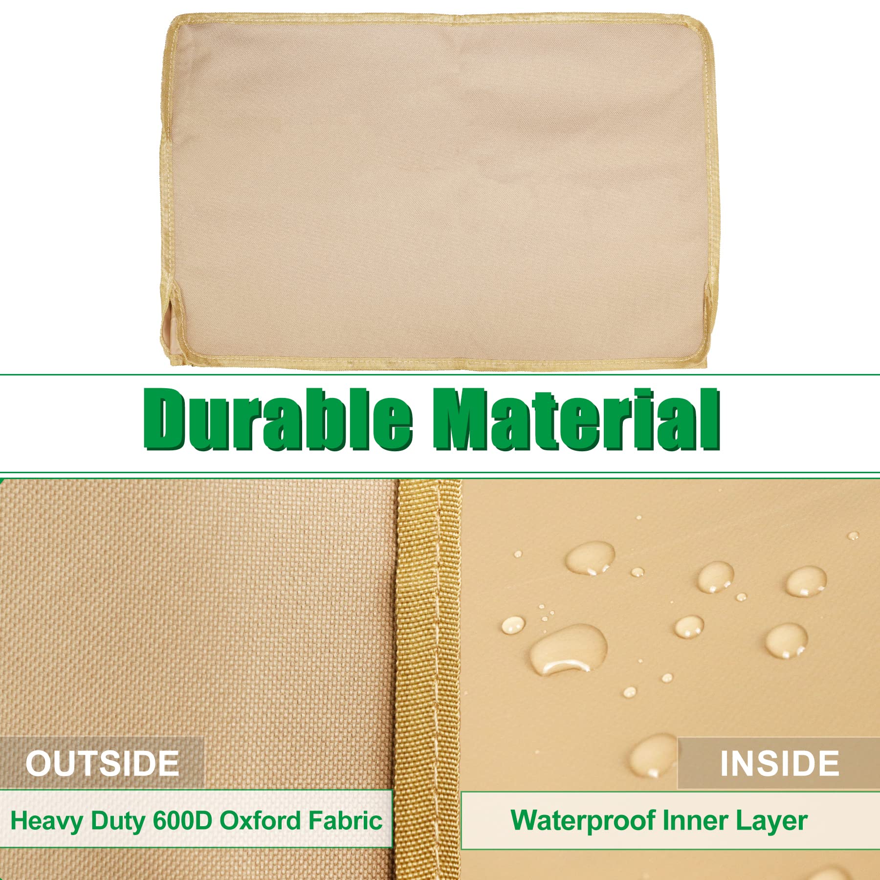 Forestchill Window Air Conditioner Cover For U Shaped 8,000/10,000/12,000 Btu Window Ac Unit, Heavy Duty 600D Weatherproof Air C