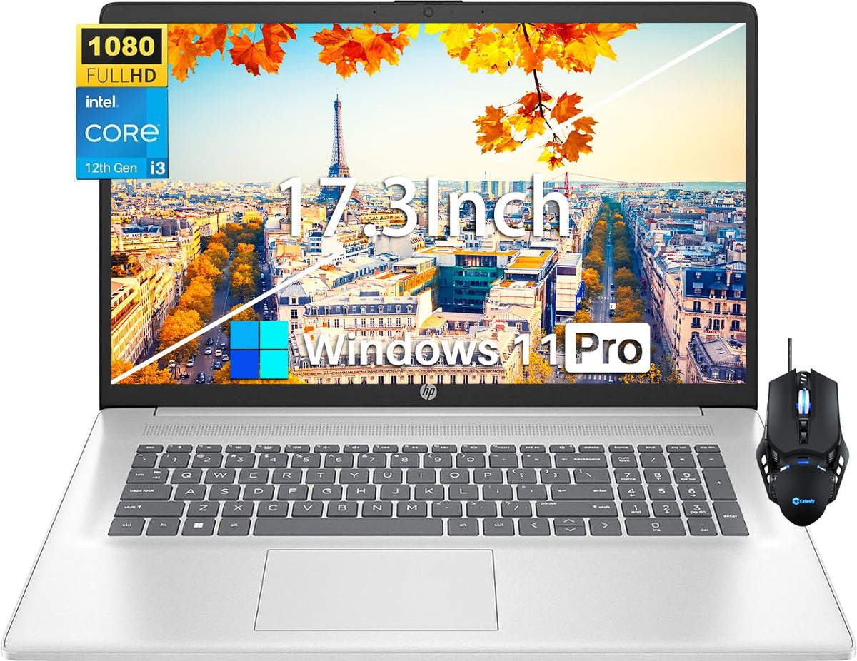 Hp 17 Business Laptop, 17.3    Fhd Display, 12Th Gen Core I3 1215U Processor, 64 Gb Ram, 1 Tb Ssd, Intel Uhd Graphics, Anti-Glar