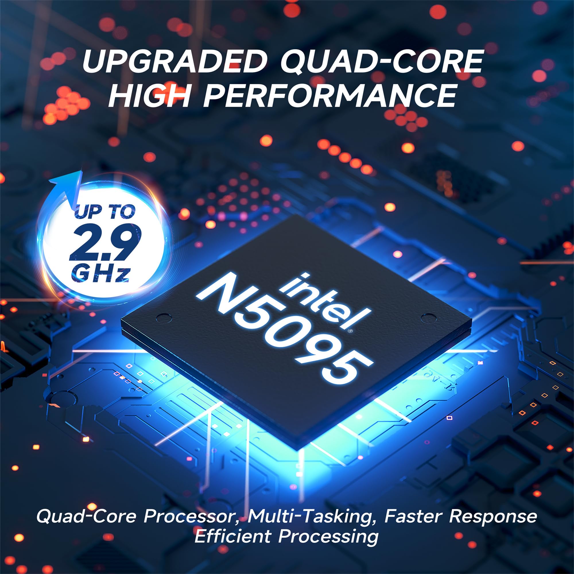 Ijkkji Laptop - Laptop Computer, 17 Inch Laptop, 16Gb Ddr4 Ram 256Gb Ssd, Intel Celeron N5095, Computers With Win 11, 1920 X 108