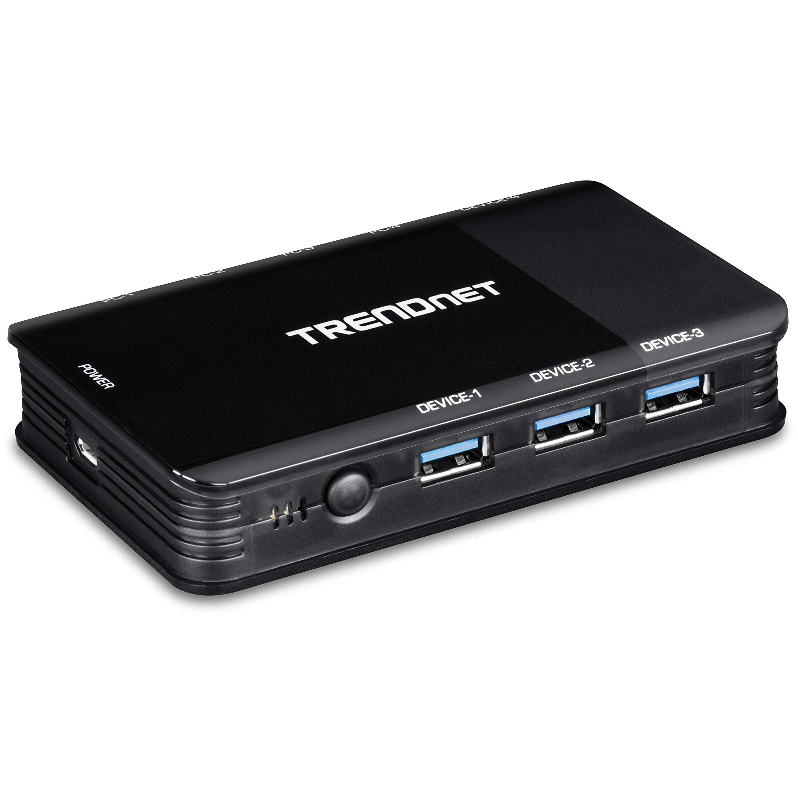 Trendnet 4 Computer 4 Port Usb 3.1 Sharing Switch, Tk U404, 4 X Usb 3.1 For Computers, 4 X Usb 3.1 For Devices, Flash Drive Shar