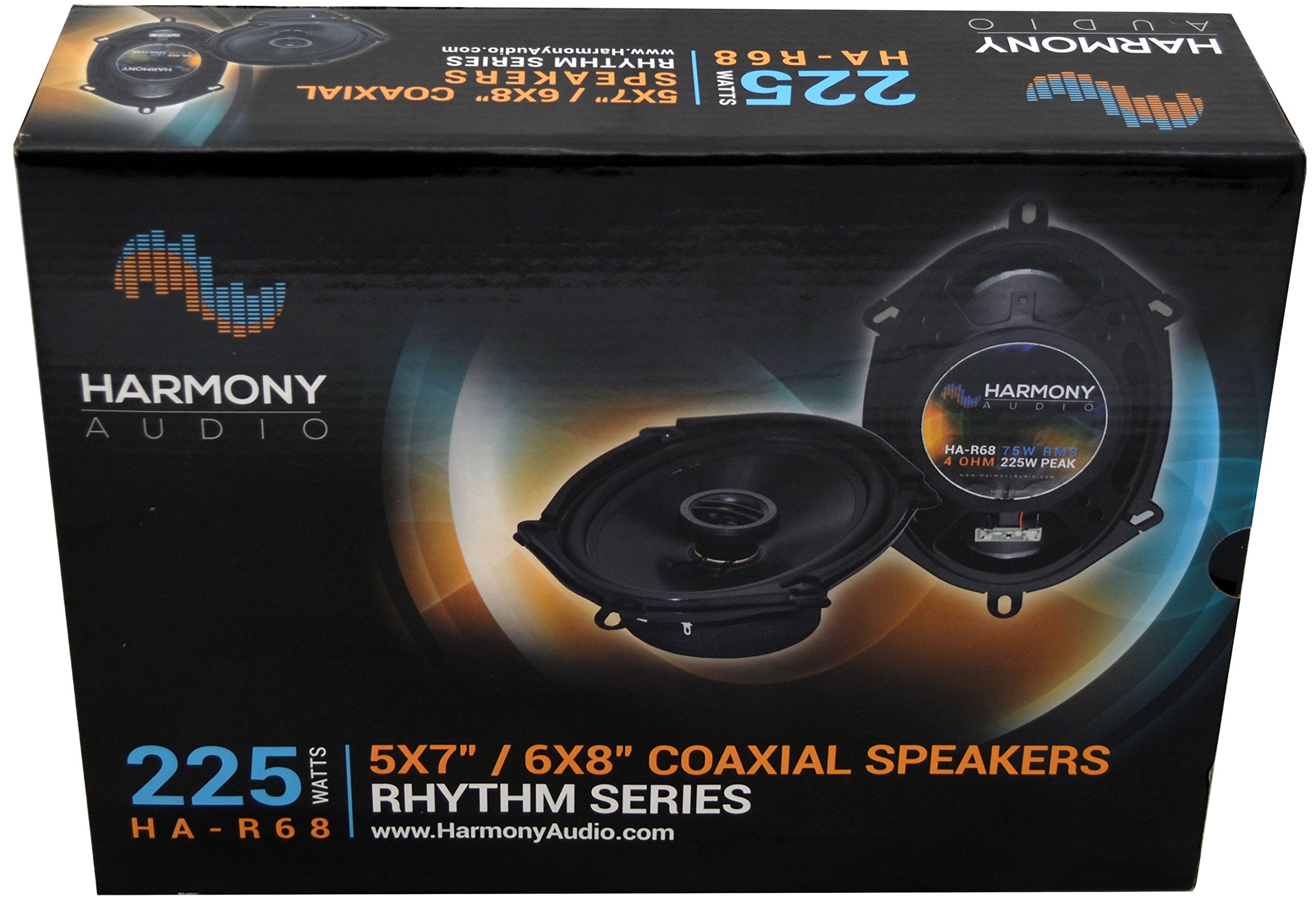 Harmony Audio Ha R68 Car Stereo Rhythm Series 5X7 6X8 Replacement 225W Speakers