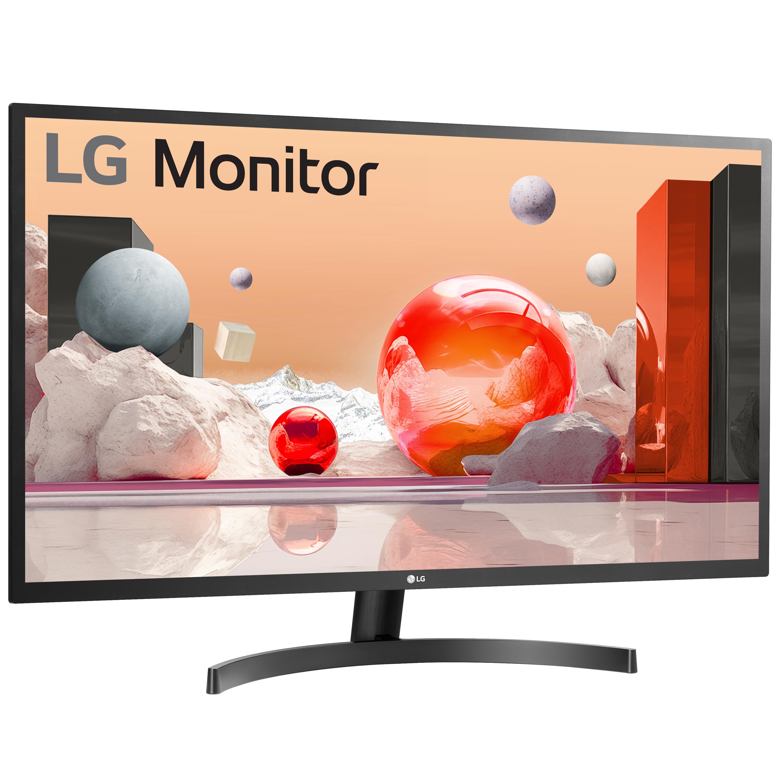 Lg Fhd 32 Inch Computer Monitor 32Ml600M B, Ips With Hdr 10 Compatibility, Black