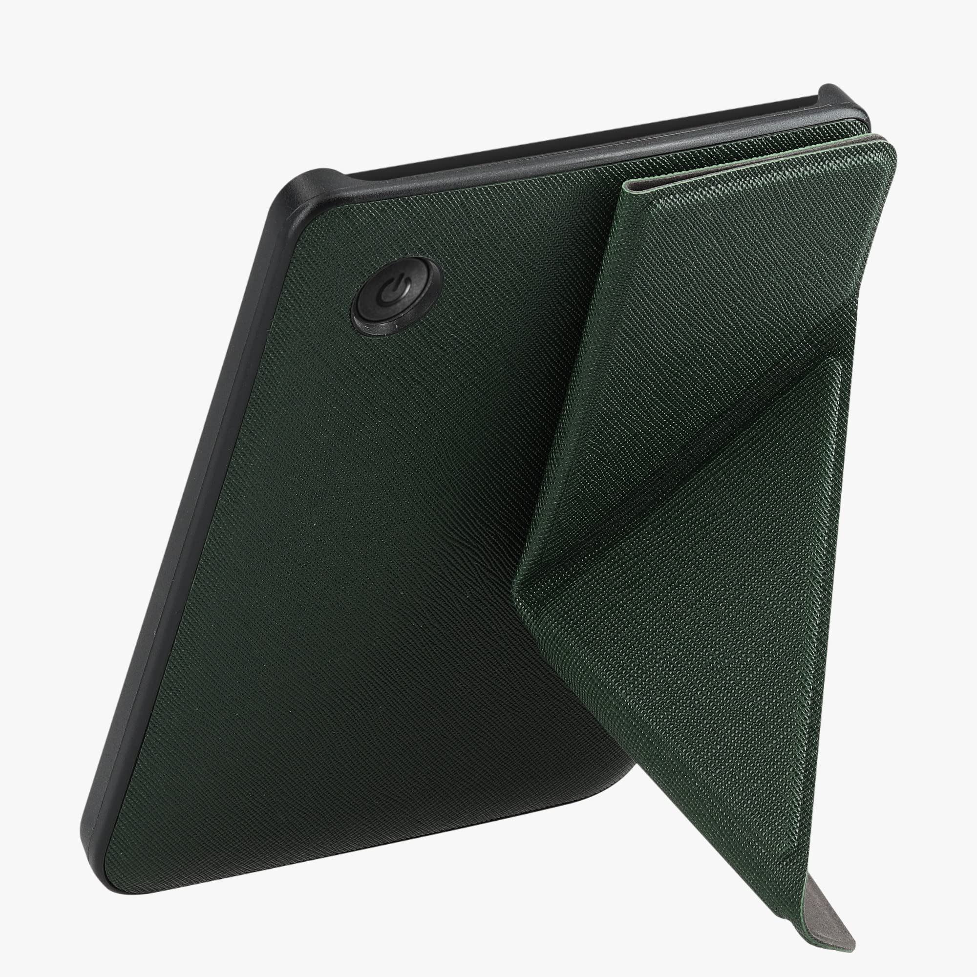 Kwmobile Origami Case Compatible With Kobo Clara 2E / Tolino Shine 4 Case   Slim Pu Leather Cover With Stand   Dark Green