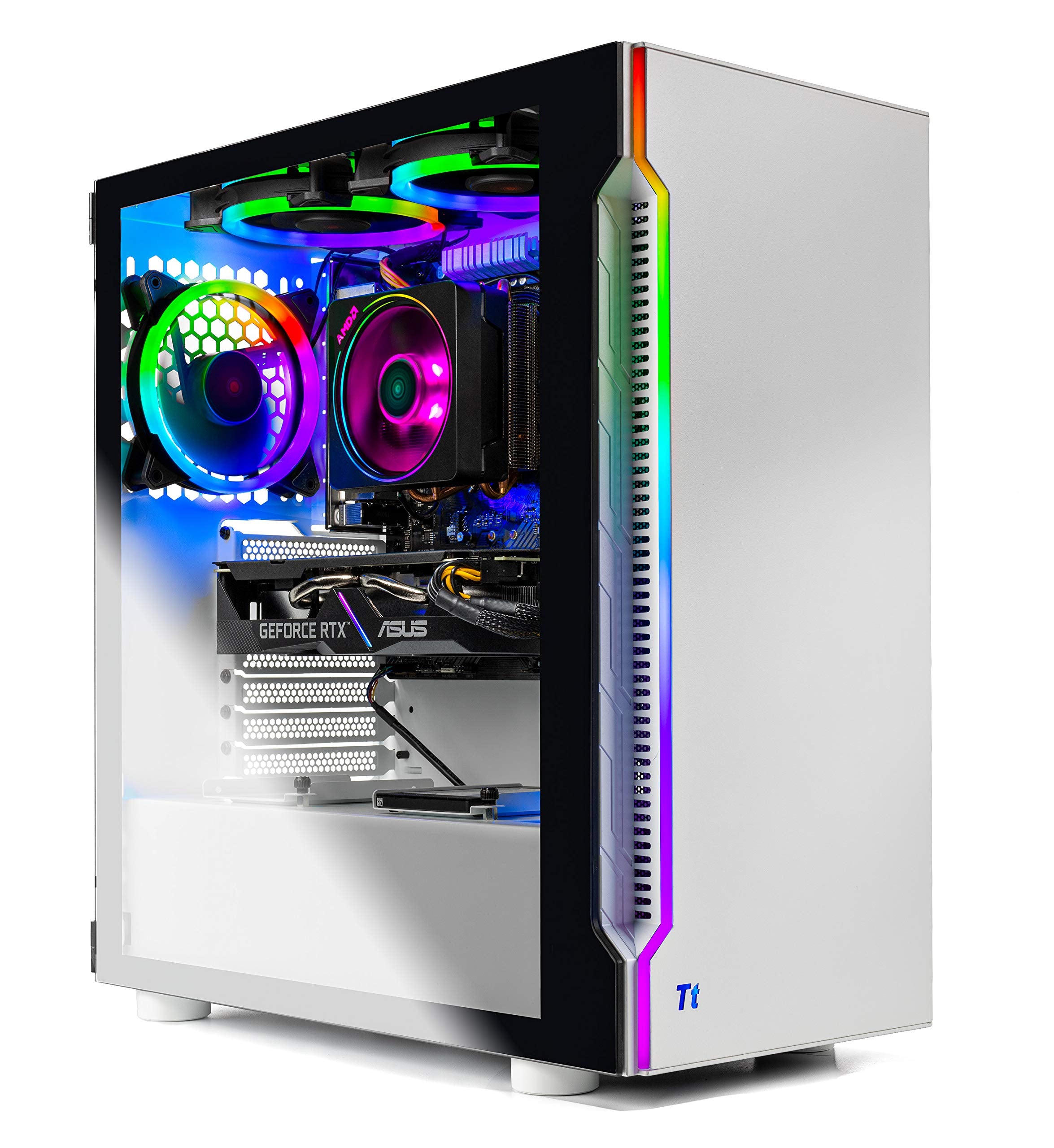 Skytech Archangel 3.0 Gaming Computer Pc Desktop   Ryzen 5 3600 6 Core 3.6Ghz, Rtx 2060 6G, 1Tb Ssd, 16Gb Ddr4 3000, Rgb Fans, A