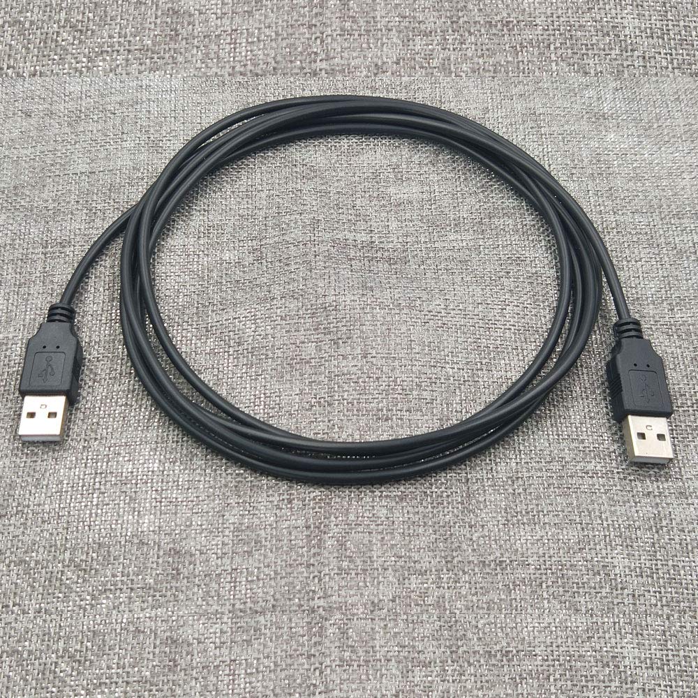 Bescable Usb To Usb Cable   Superspeed Usb 2.0 Type A Male To Type A Male 24 / 28Awg Cable 7 Feet   Black