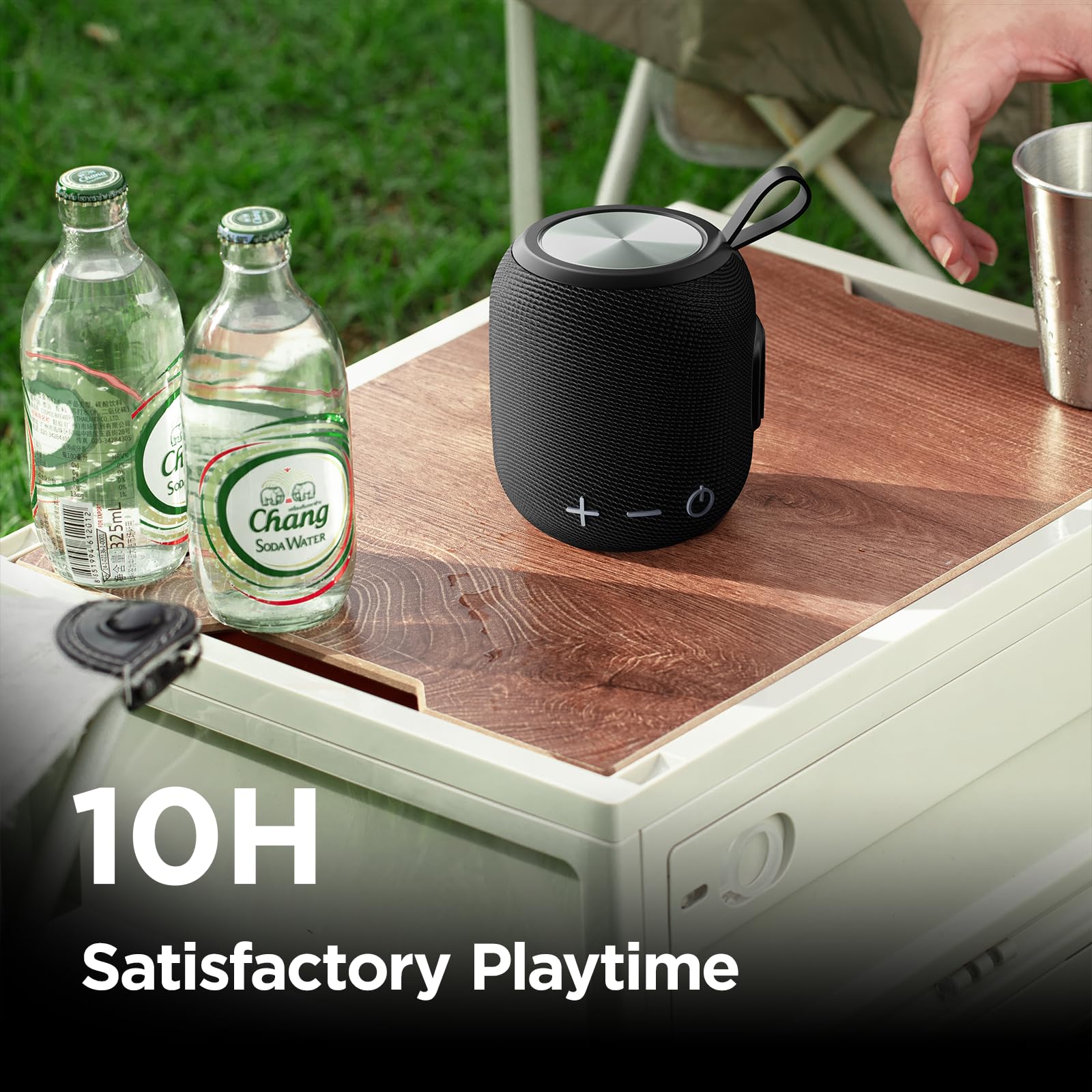 Sanag Portable Speaker, Bluetooth 5.0 Dual Pairing Wireless Mini Speaker, 360 Hd Surround Sound & Rich Stereo Bass 24H Playtime