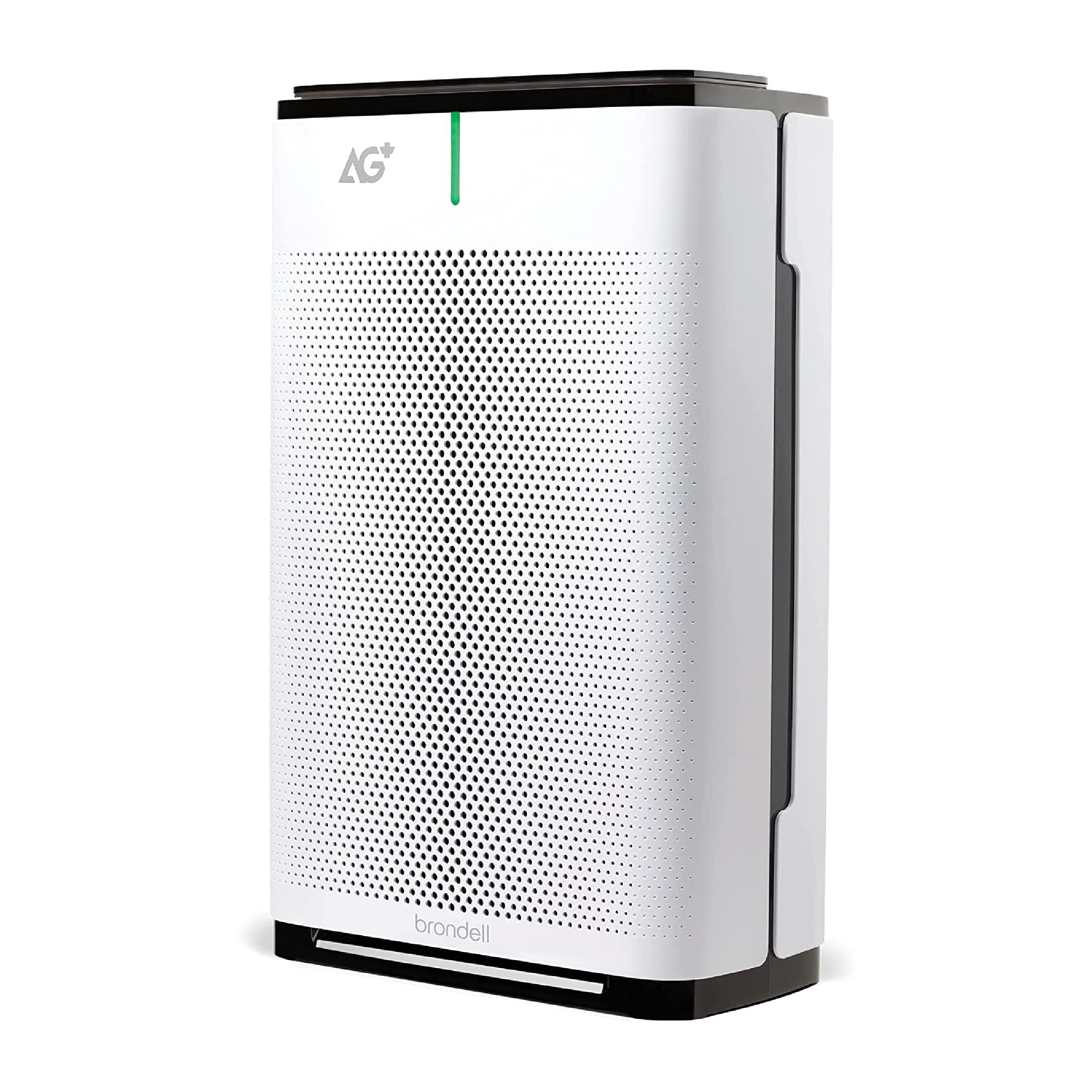 Brondell P700Bb W Pro Air Purifier Clean Air Filter With Aurabeat Ag+ Technology For Bedroom, Home Office, Reduces Odor From Smo