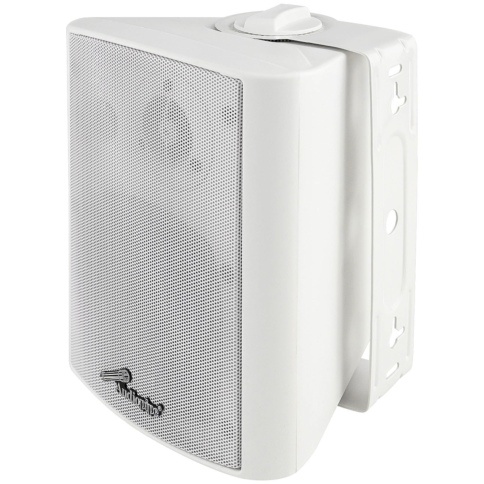 Audiopipe 4    2 Way Indoor/Outdoor Weatherproof Loudspeaker (Odp 423Wh), White, Monitor Speaker, 2 Way, 60 Watts, 8 Ohms, Long