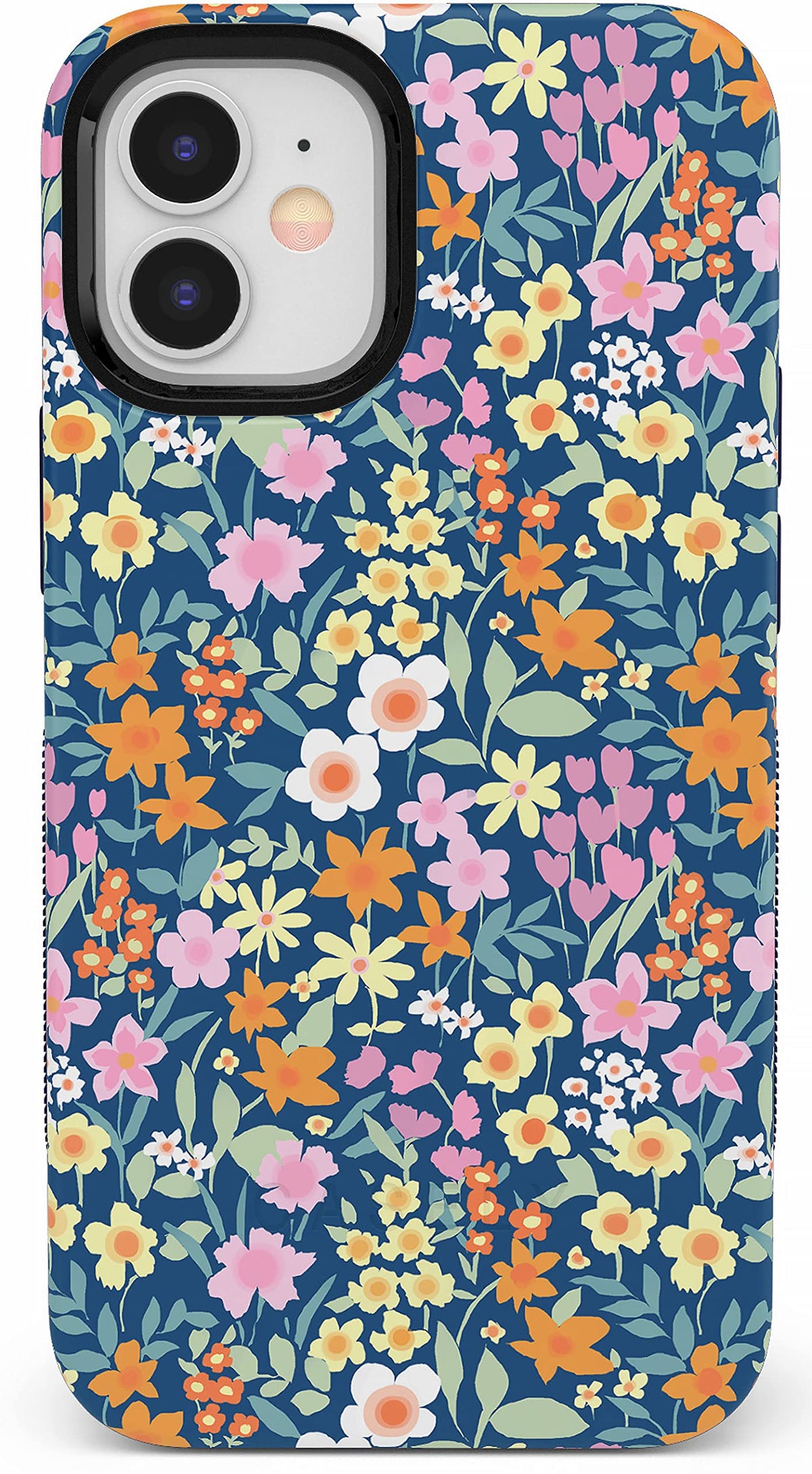Casely Iphone 11 Case | Full Bloom | Navy Floral Case