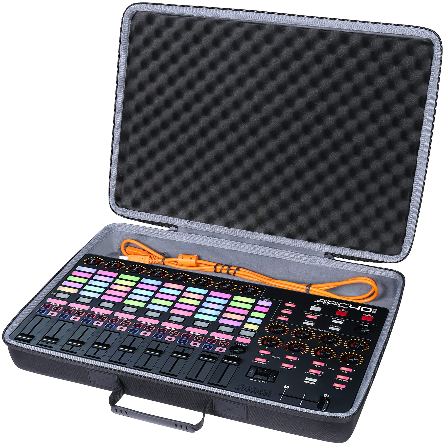 co2CREA Hard Travel Case Replacement for Akai Professional APC40 MKII | Ableton Performance Controller