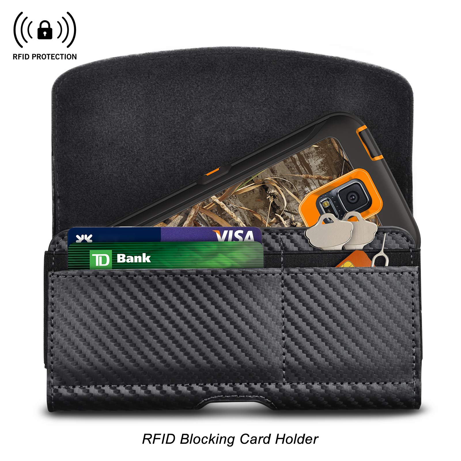 Tiflook Large Phone Holster For Motorola Moto G Stylus 5G G Power G Pure G Play One 5G Ace Edge 2022 Pu Leather Belt Case With B