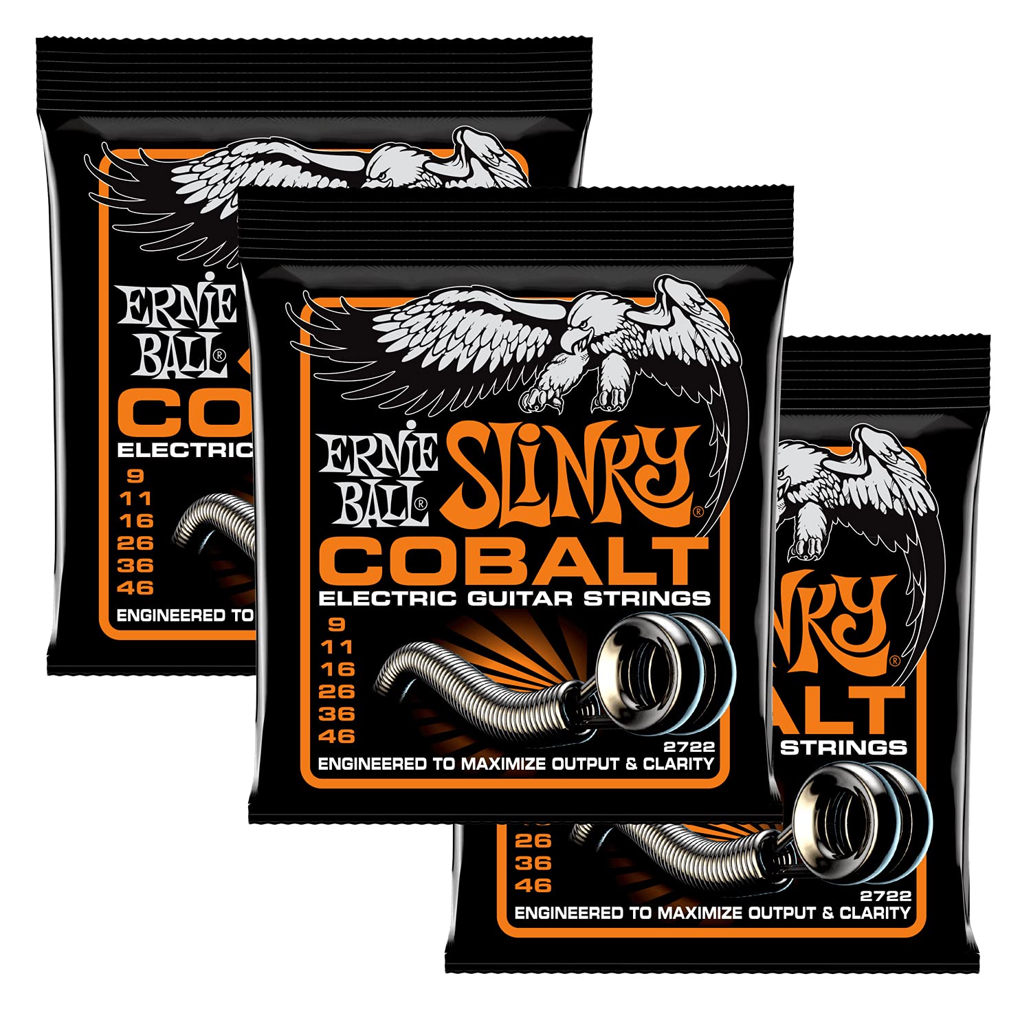 Ernie Ball Cobalt Hybrid Slinky 3 Pack