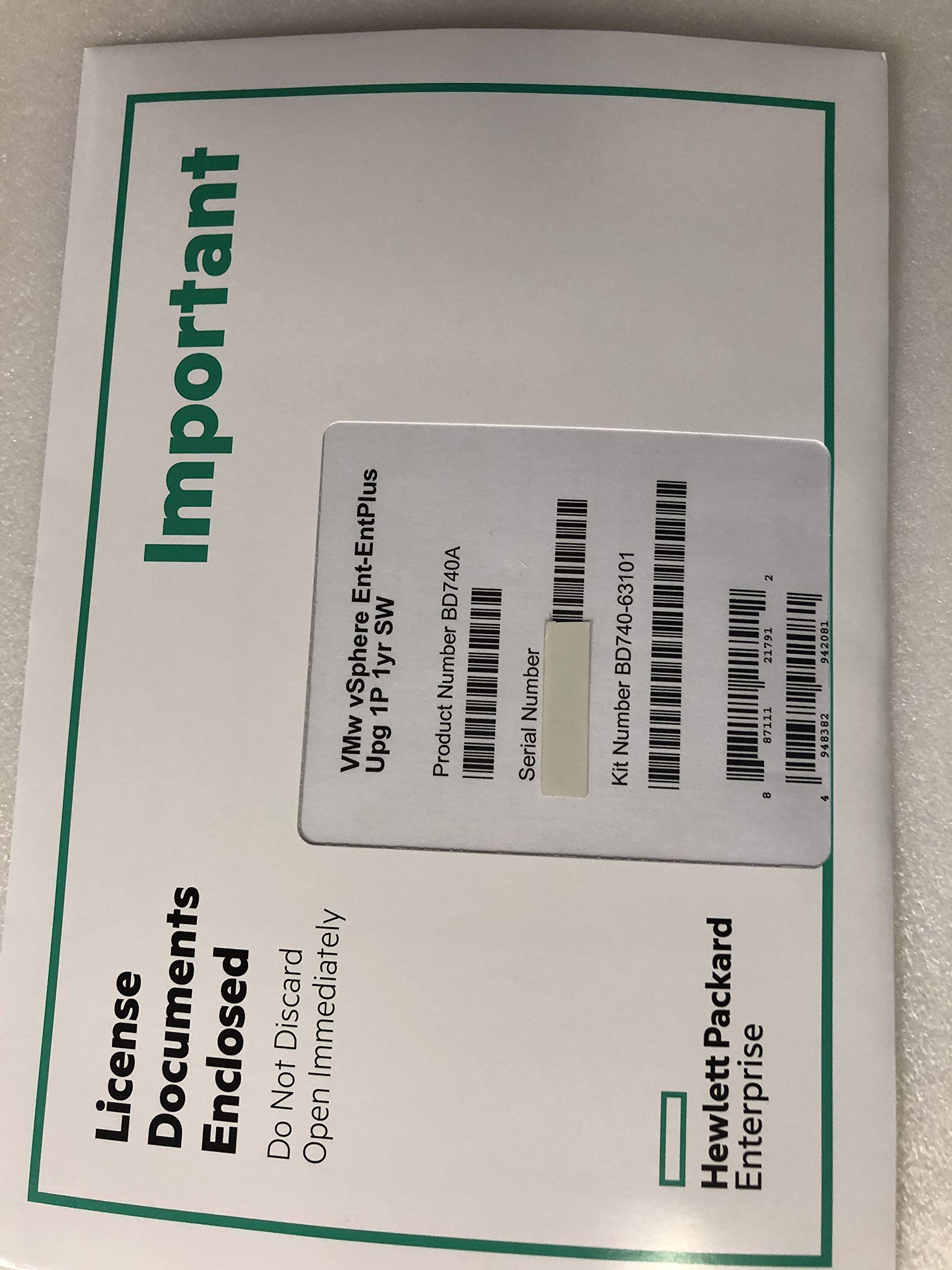 Hp Vmware Vsphere Enterprise Plus Edition With 1 Year 24X7 Support   Product