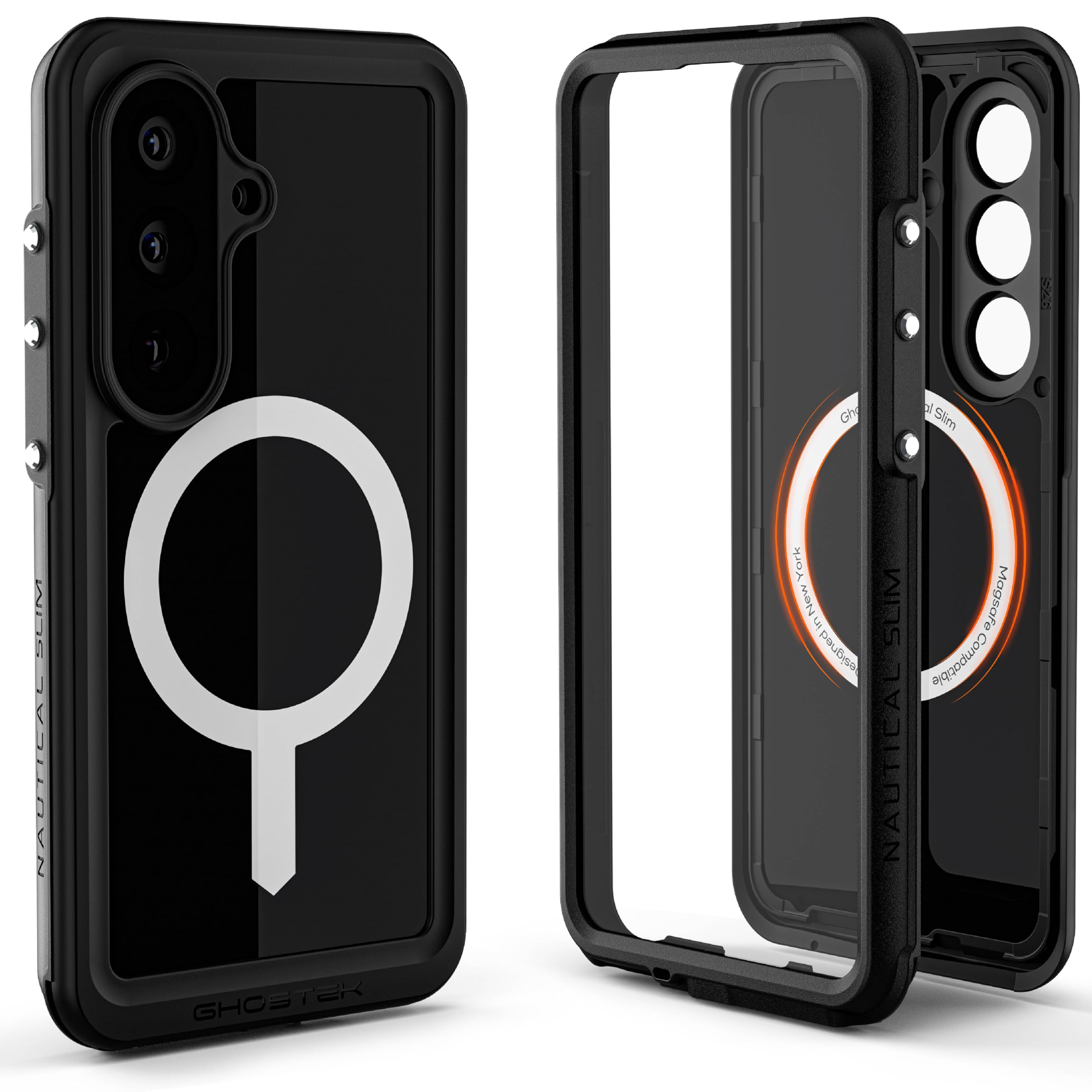 Ghostek Nautical Slim Galaxy S26 Waterproof Case Rugged with Screen Protector, Camera Lens Cover and Magnetic MagSafe Compatible