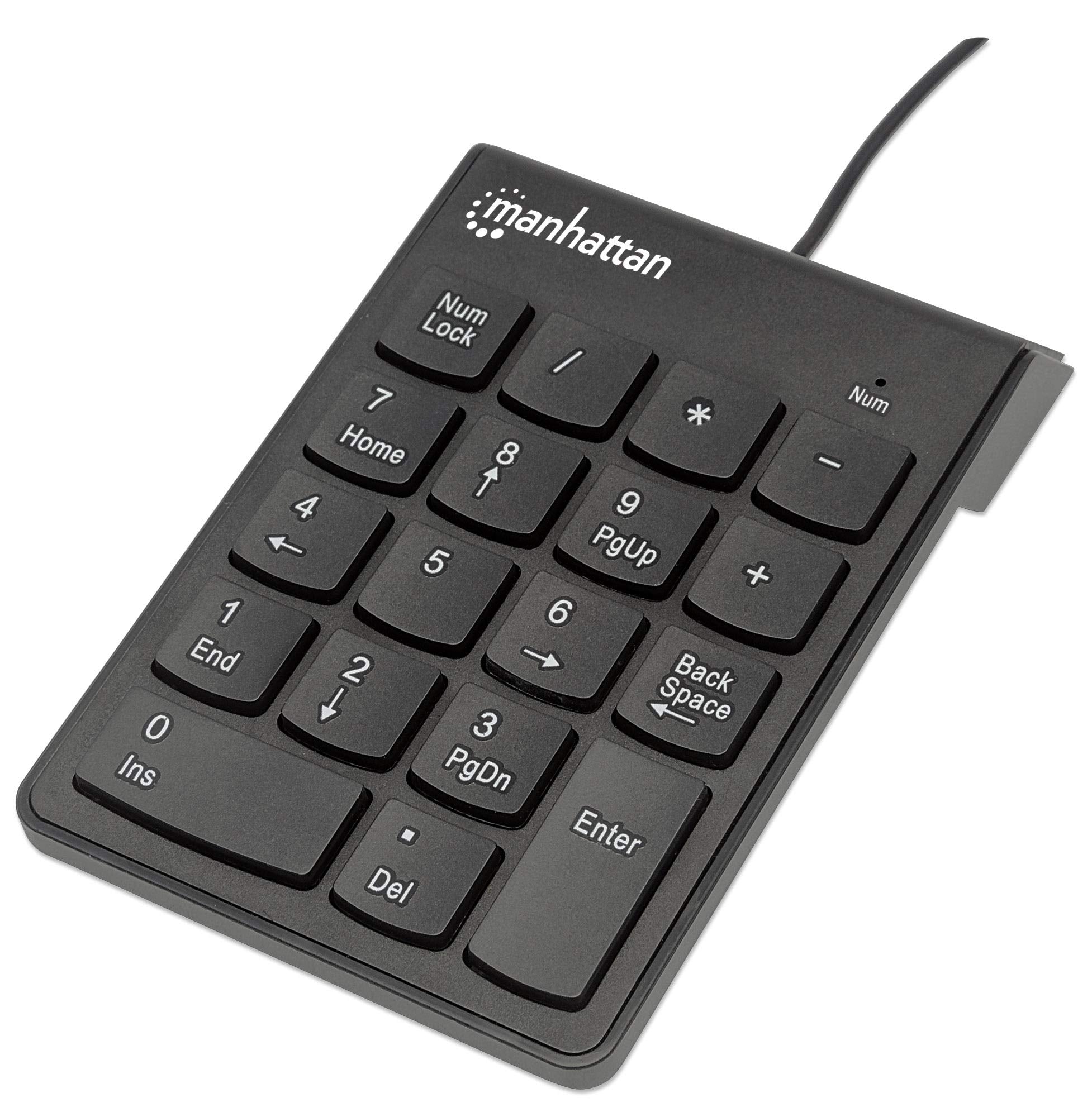 Manhattan Usb Numeric Keypad With 19 Full Size Keys   176354