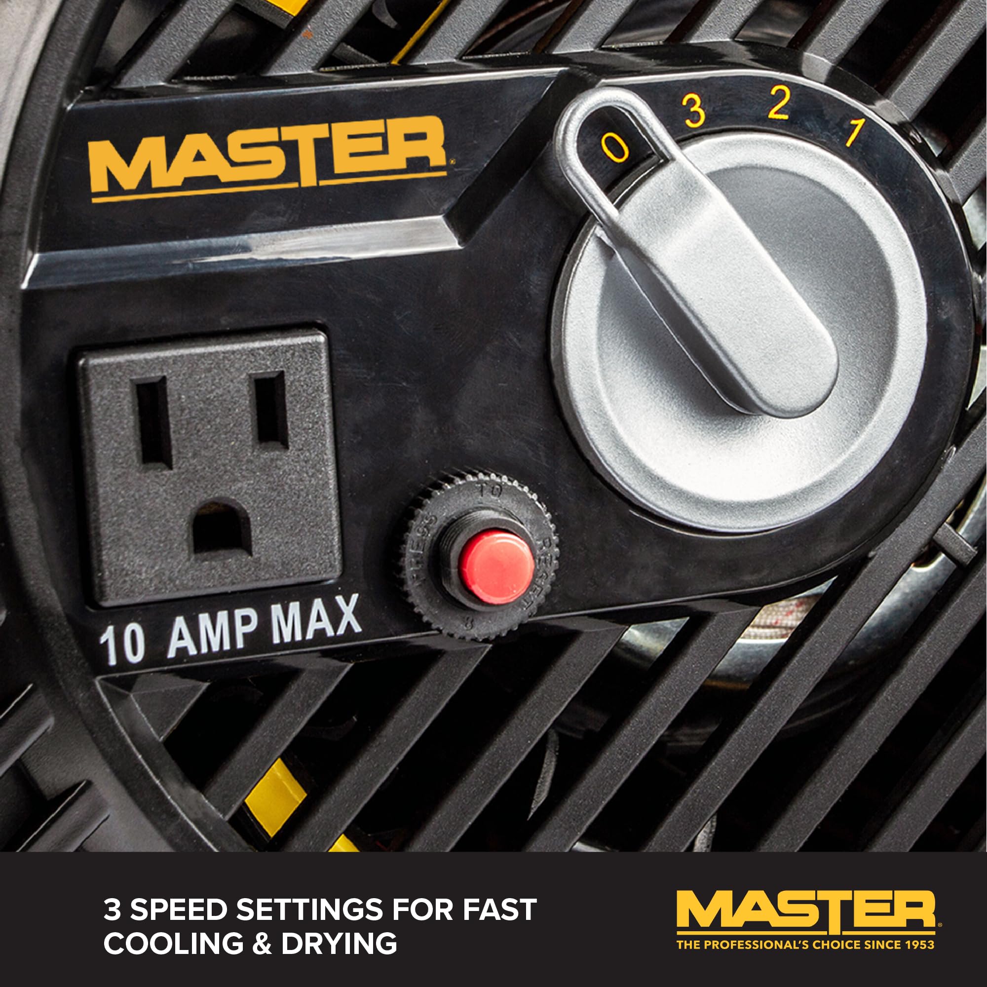 Master High Velocity Pivoting Head Blower Fan   Utility Air Mover For Drying Or Ventilating Home Or Construction Site. Daisy Cha