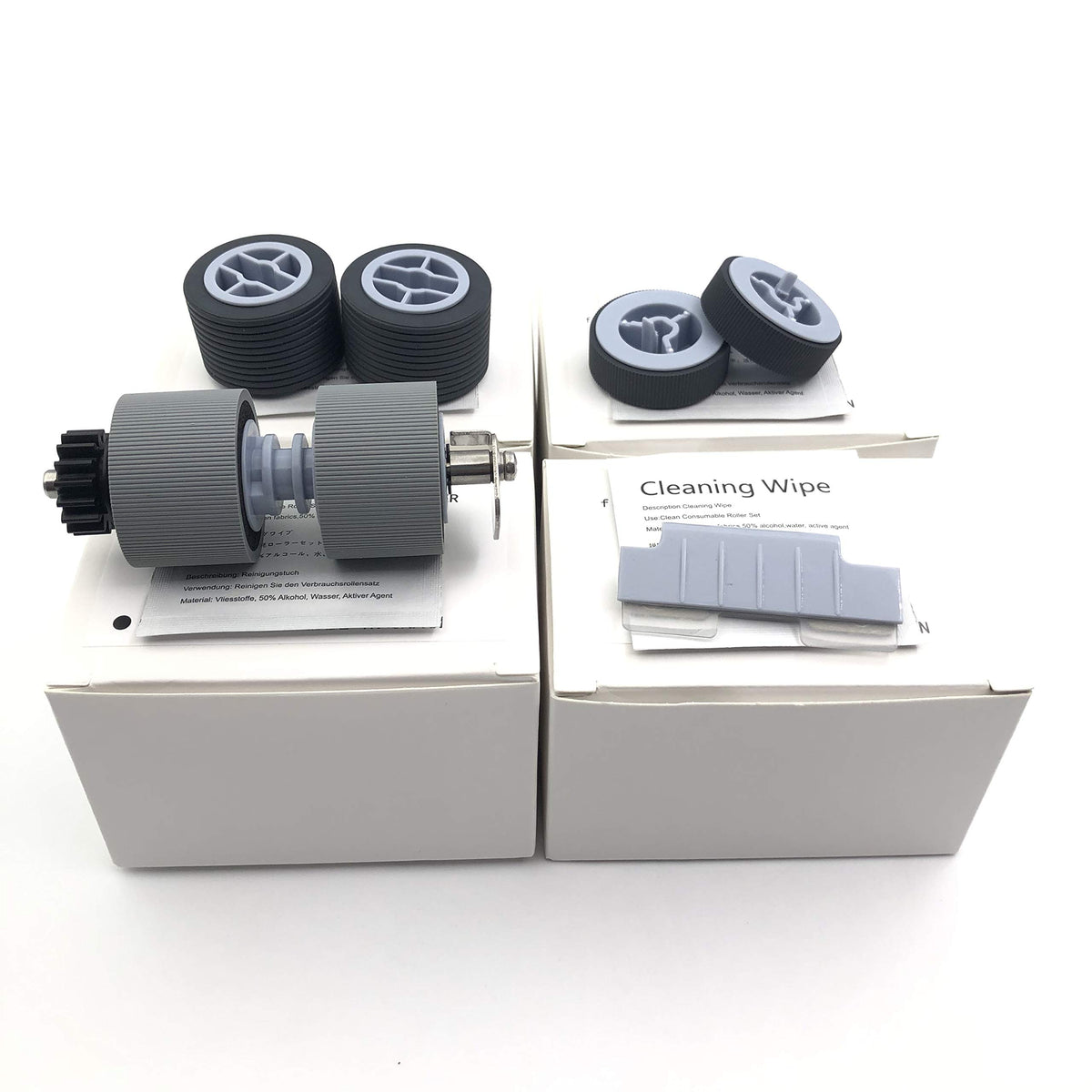 Oklili Pa03450 K011 Pa03450 K012 Pa03450 K013 Pa03450 K014 Pick Roller Set Separator Roller Set Brake Roller Separation Pad Compatible With Fujitsu Fi 5900C Fi 5950 Fi 5900 Scanner