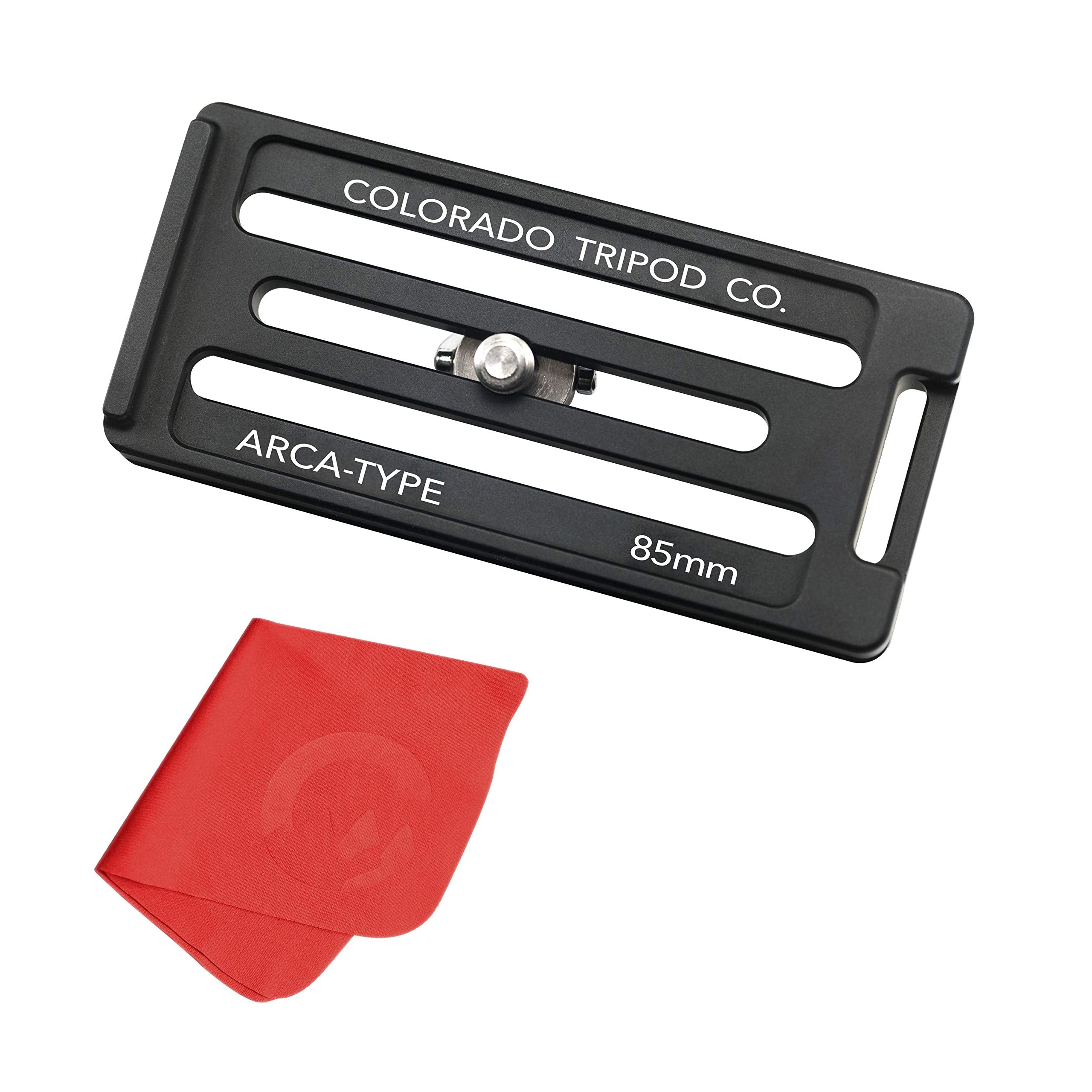 Colorado Tripod Arca Plates 85Mm Universal Arca Swiss Quick Release Plate For Tripod Ball Head With Hand Adjustable Stainless St