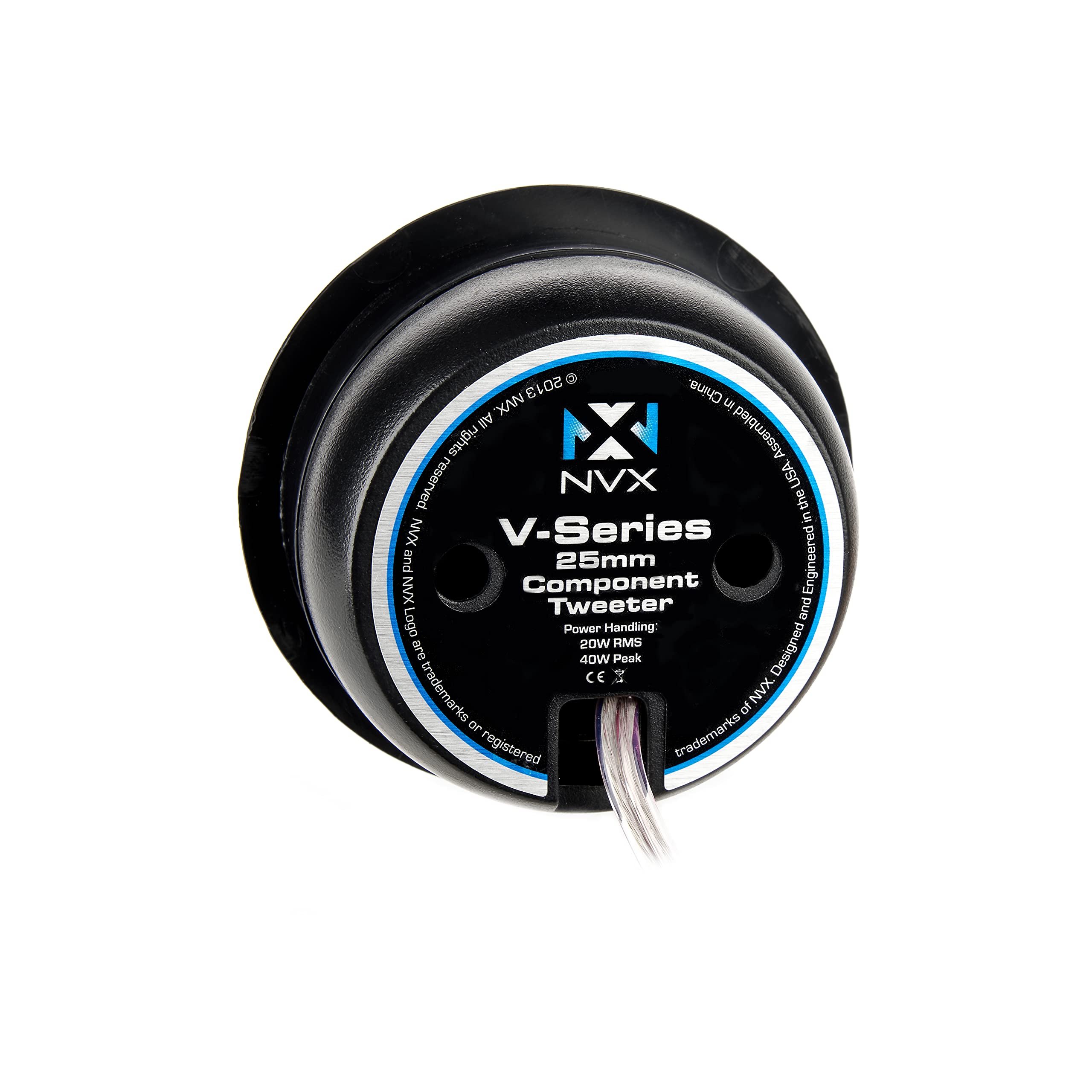 Nvx Vsptw 1'' Premium Car Tweeters, 450W Max, 150W Rms, Silk Dome Tweeters With Passive X Overs, Easy To Install In Cars/Trucks/