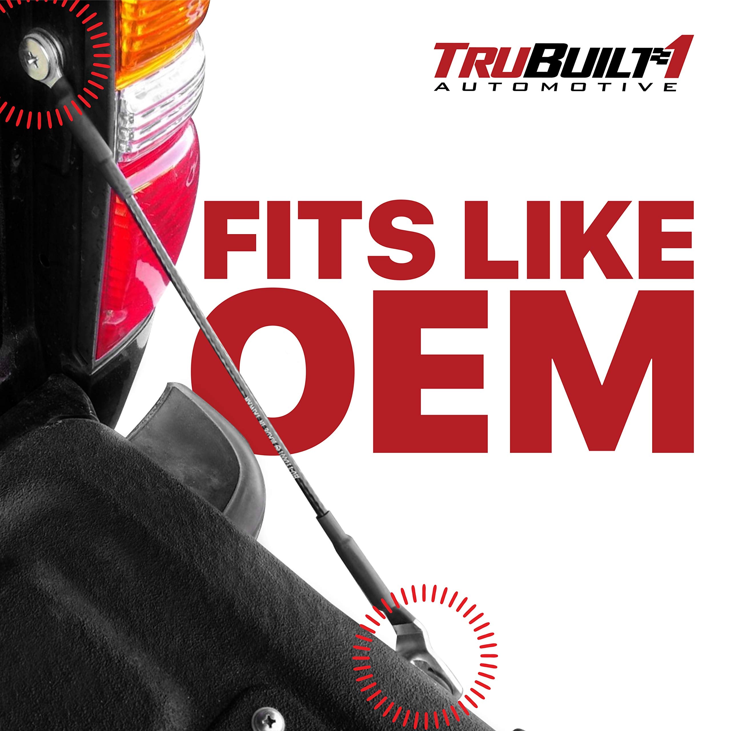 T1A Tailgate Support Cable Set Replacement For 1995 2003 Toyota Tacoma, Pair Of Tailgate Straps For Left And Right Sides, 14 9/1