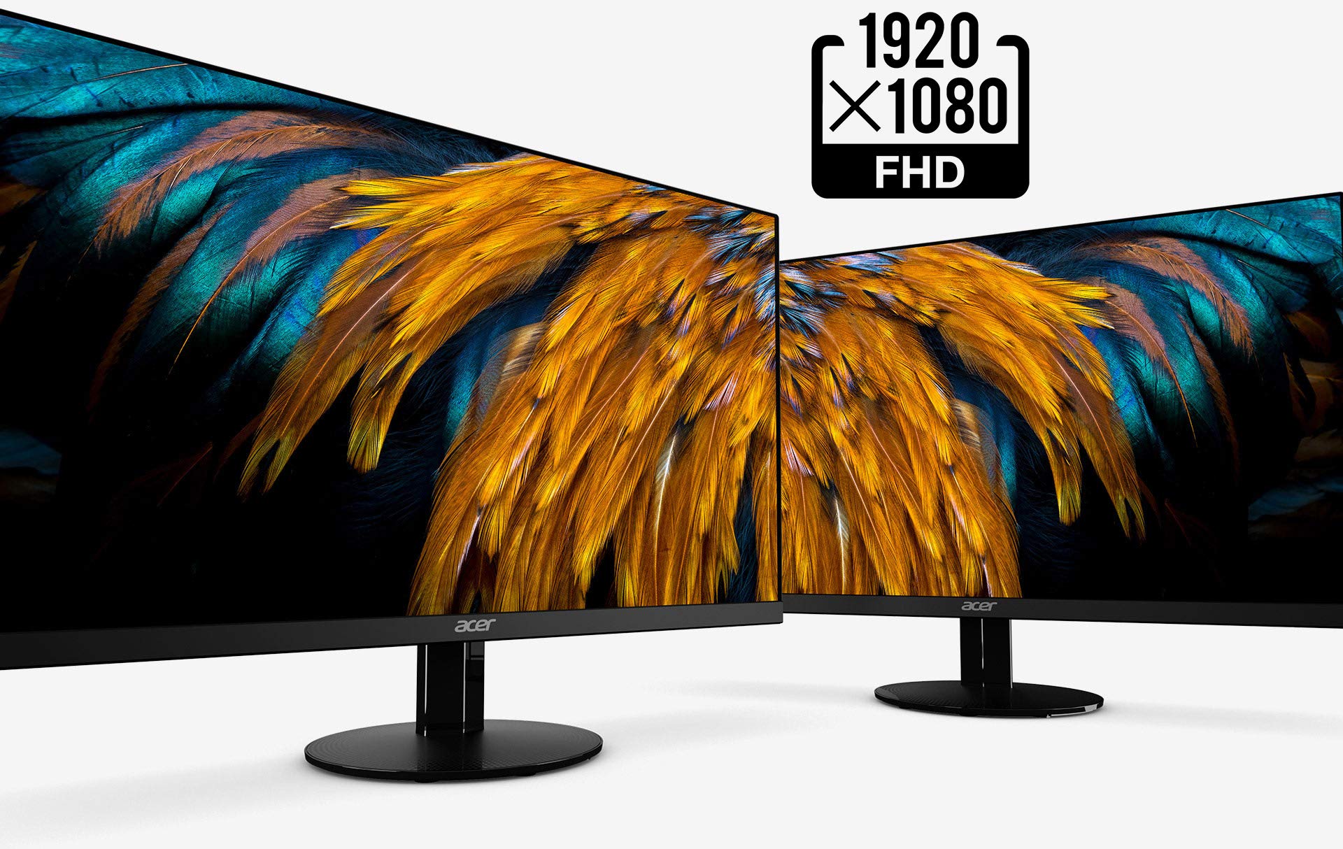 Acer Sa270 Bbmipux 27 Full Hd (1920 X 1080) Ips Ultra Slim Edge To Edge Monitor With Amd Radeon Freesync Technology, 1Ms Vrb, (U