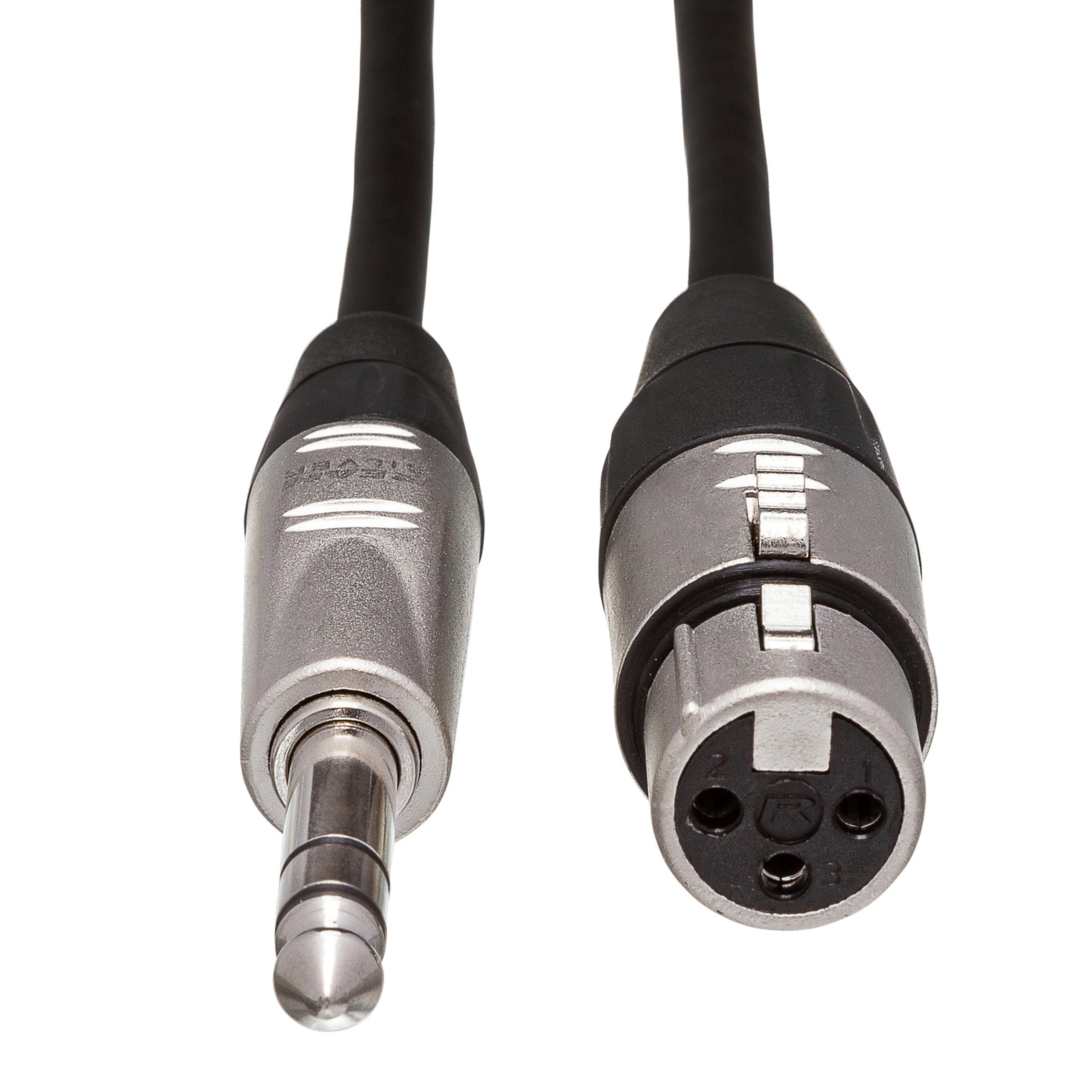 Hosa HXS-005 Pro Balanced Interconnect, REAN XLR3F to 1/4 Inches TRS, 5 Feet