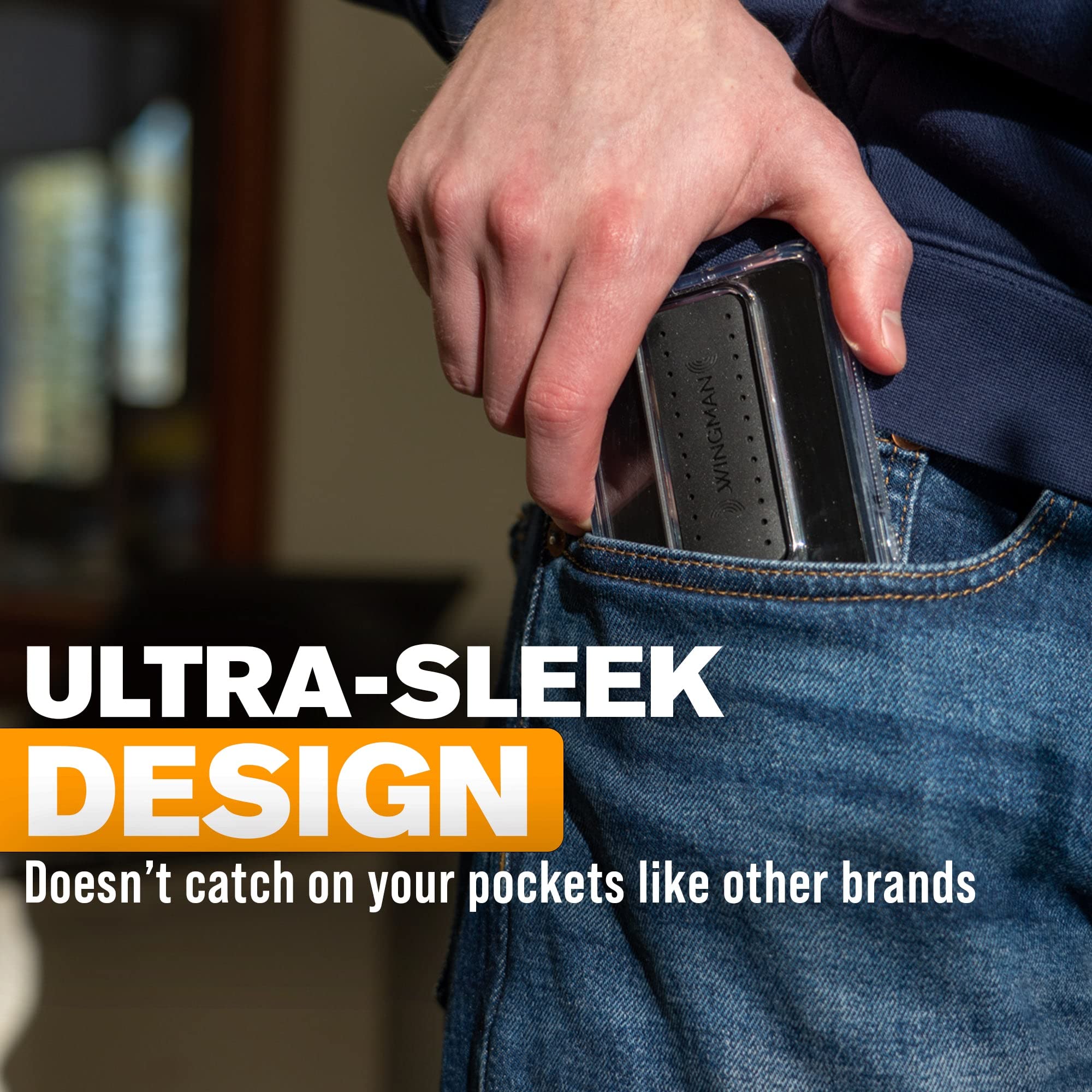 Scooch Wingback | Pop Up Phone Grip, Stand, And Car Mount For Smartphones [Two Way Stand] Compatible With Any Smartphone And Mos