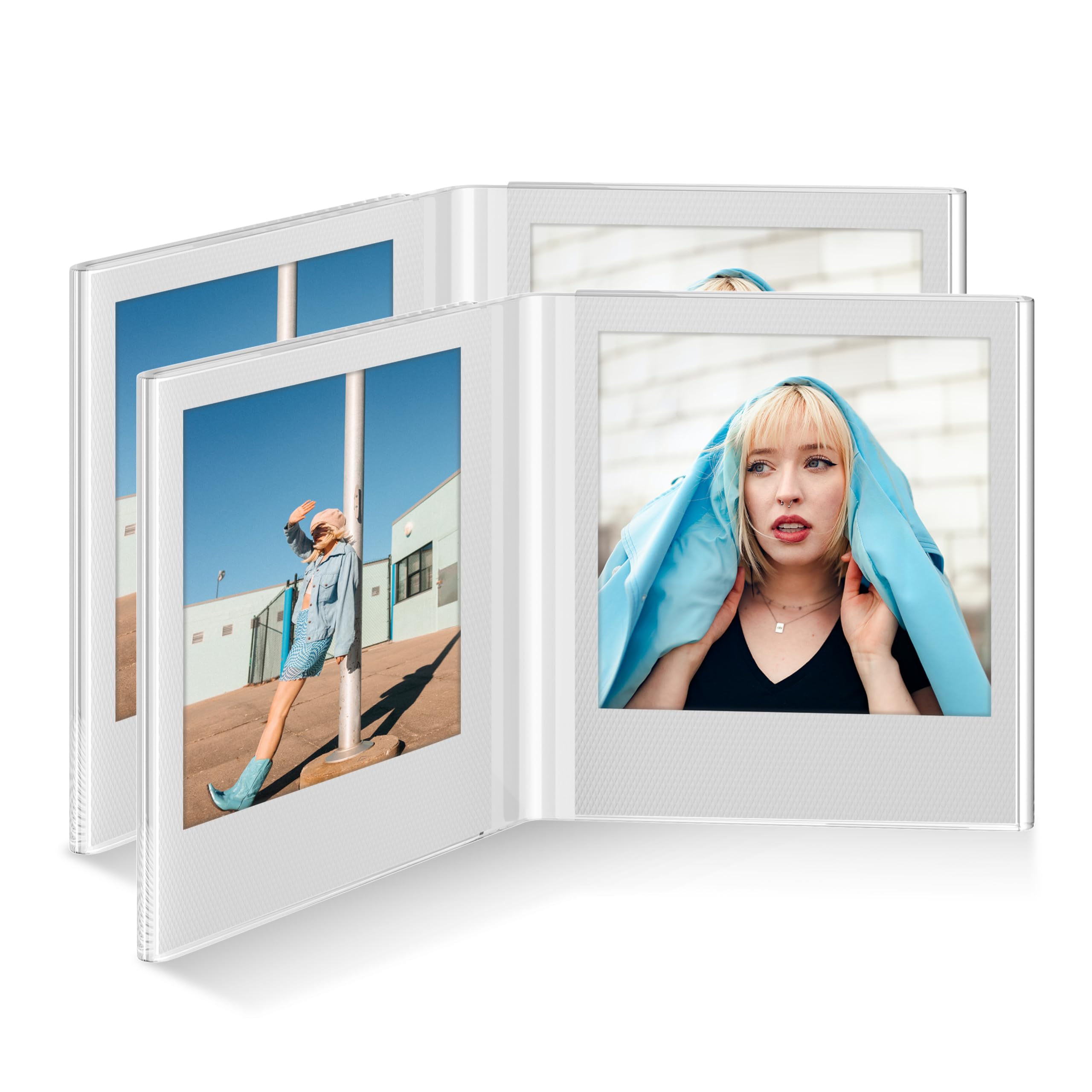 Winkine Polariod Frame For Polaroid I Type/600/Sx 70 Film, Acrylic Polaroid Photo Frame 4.2''X3.5'', Polariod Frame For Photos,