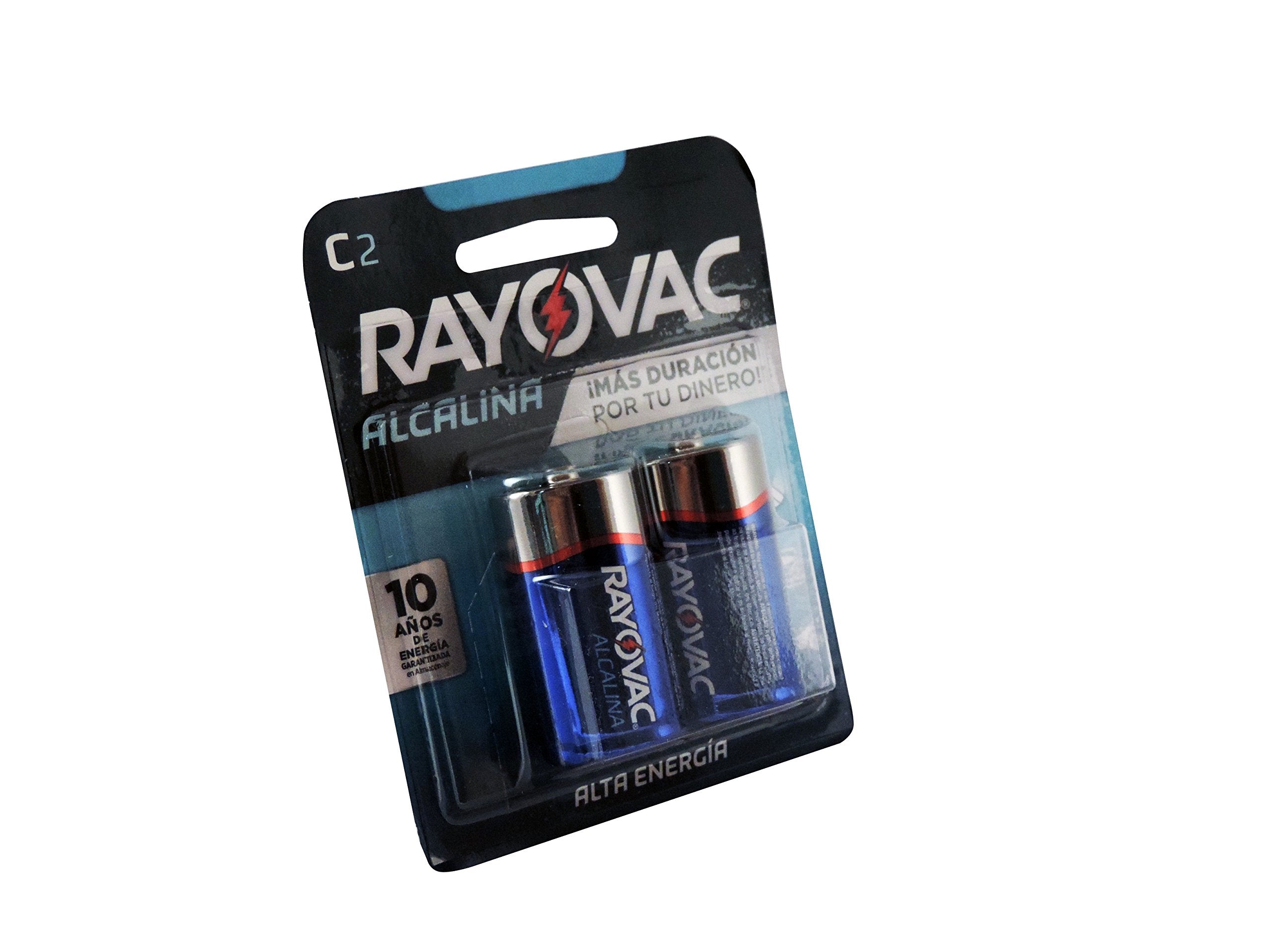 Rayovac Alkaline C Batteries, 814 2F, 2 Pack