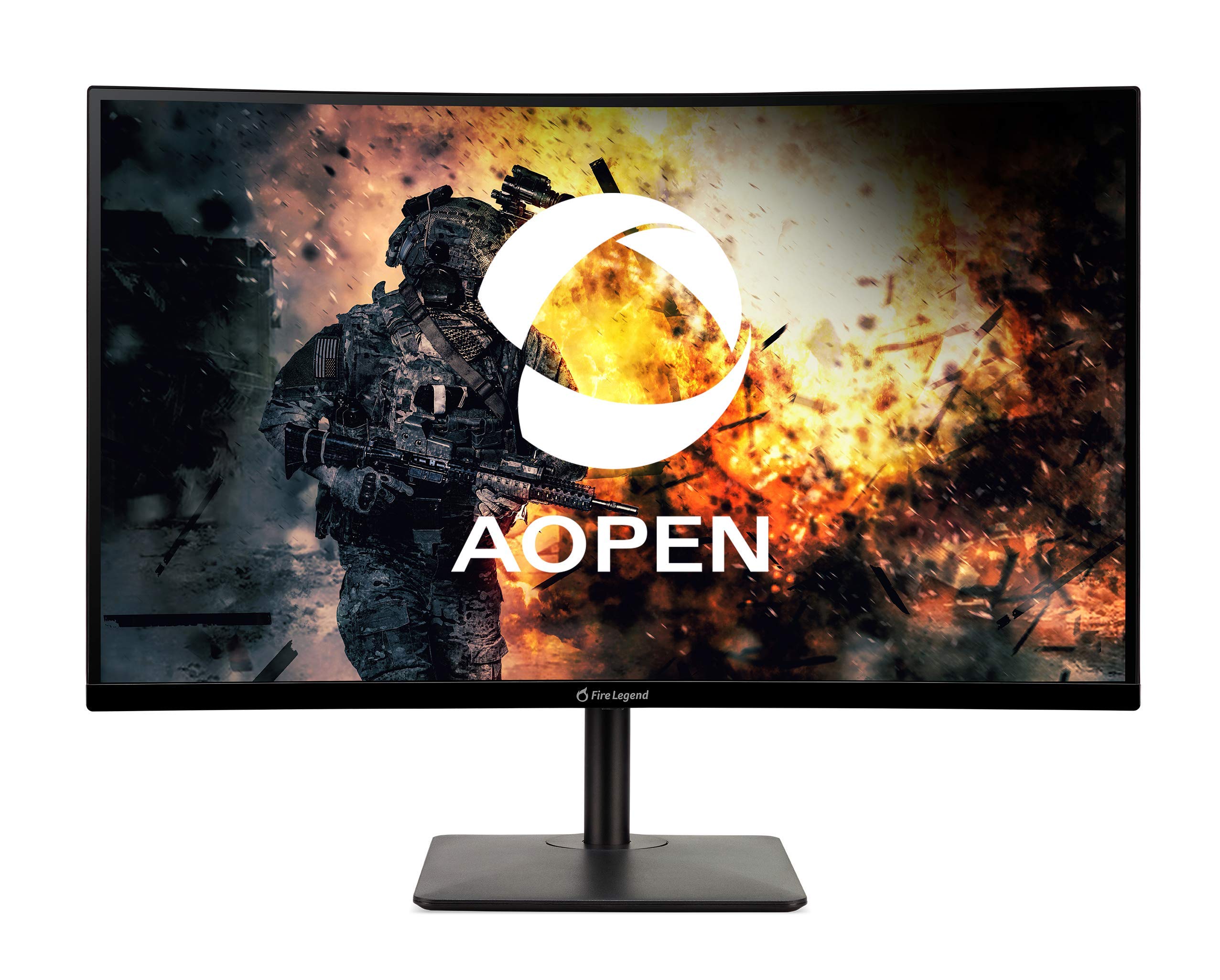 AOPEN by Acer 27HC5UR Sbmiiphx 27 1500R Curved WQHD (2560 x 1440) VA Zero-Frame Gaming Monitor with Adaptiv