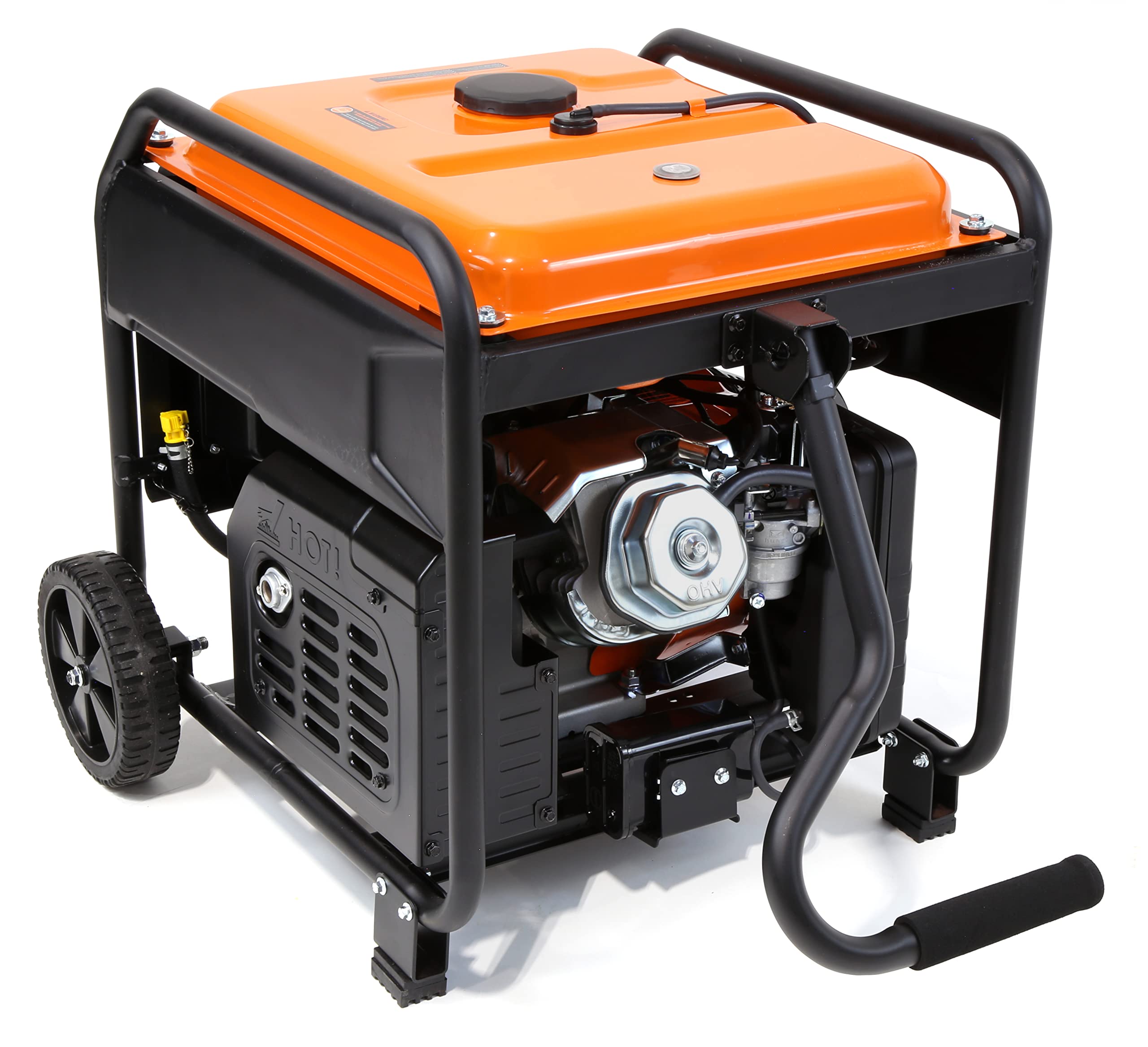 Wen Gn625Ix 6250-Watt Rv And Transfer-Switch-Ready 120V/240V Open Frame Inverter Generator With Co Shutdown Sensor And Wheel Kit